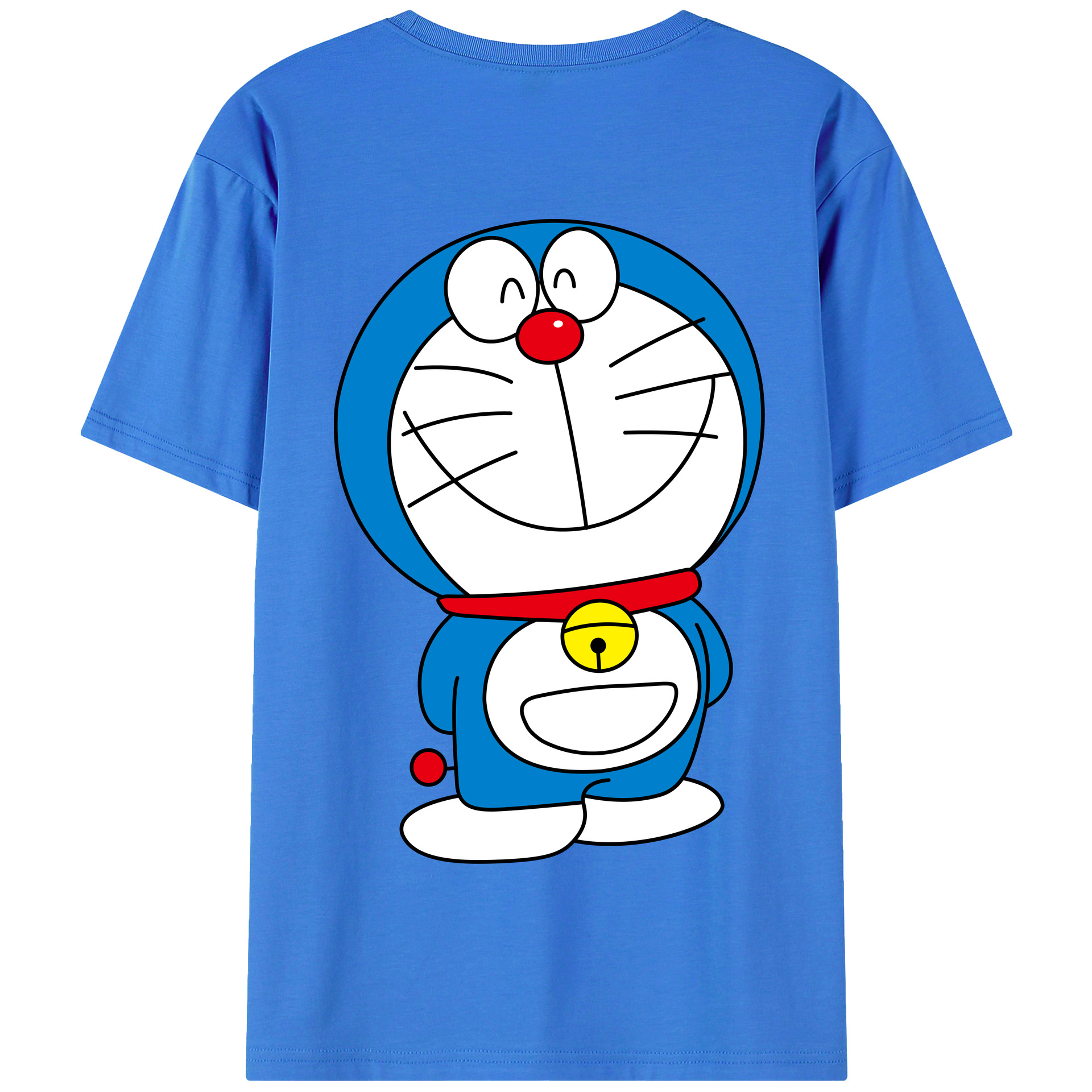 （画像用） ドラえもん Doraemon 綿100％半袖Tシャツ（背面プリント）