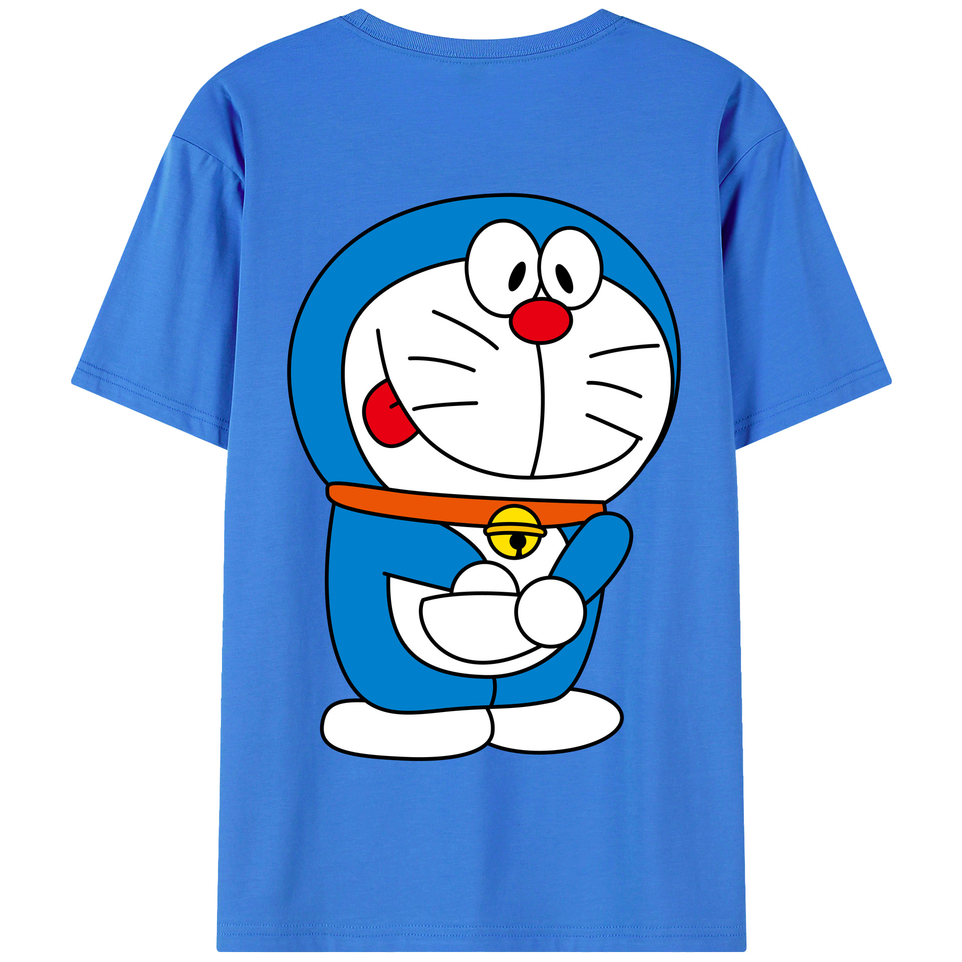 （画像用） ドラえもん Doraemon 綿100％半袖Tシャツ（背面プリント）