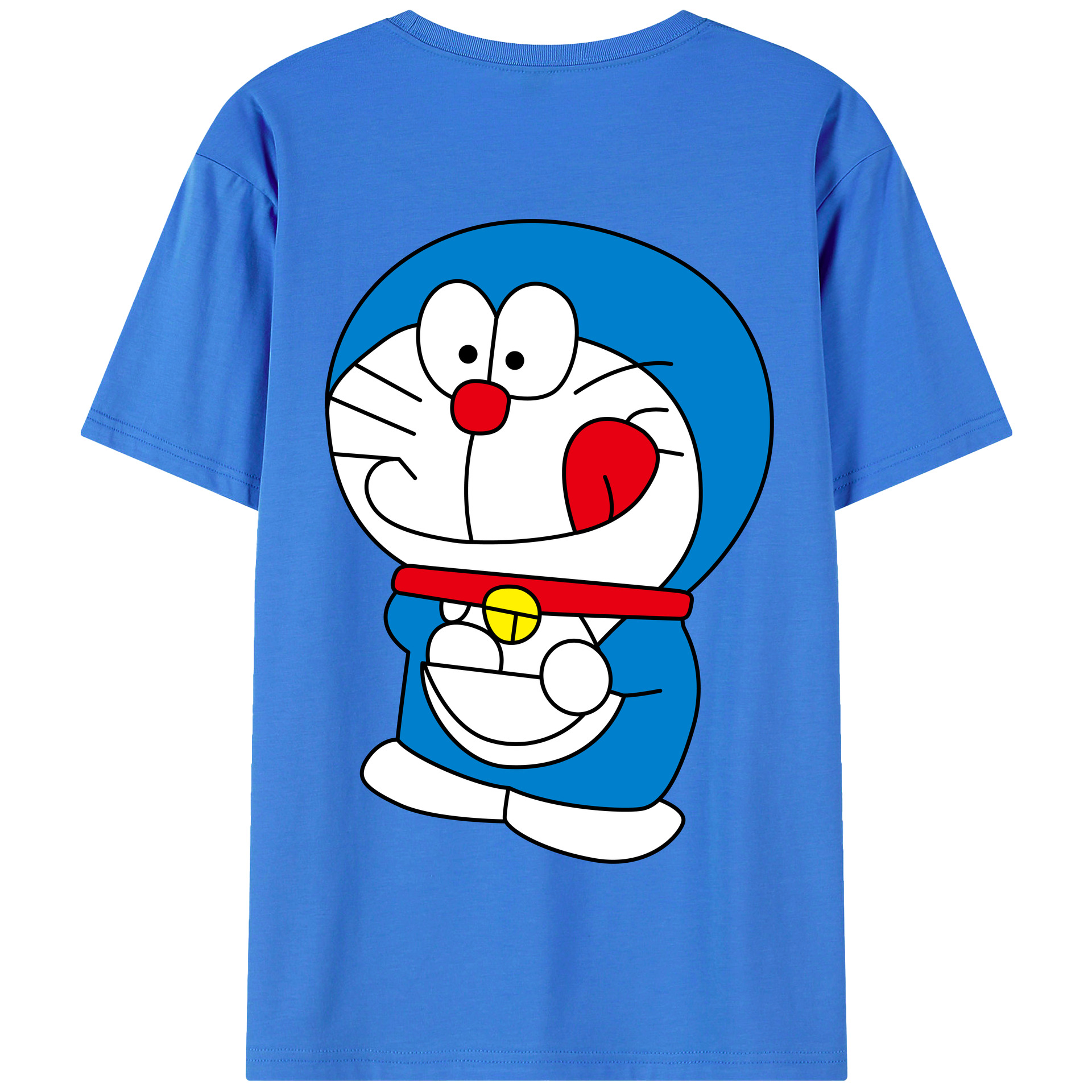 （画像用） ドラえもん Doraemon 綿100％半袖Tシャツ（背面プリント）