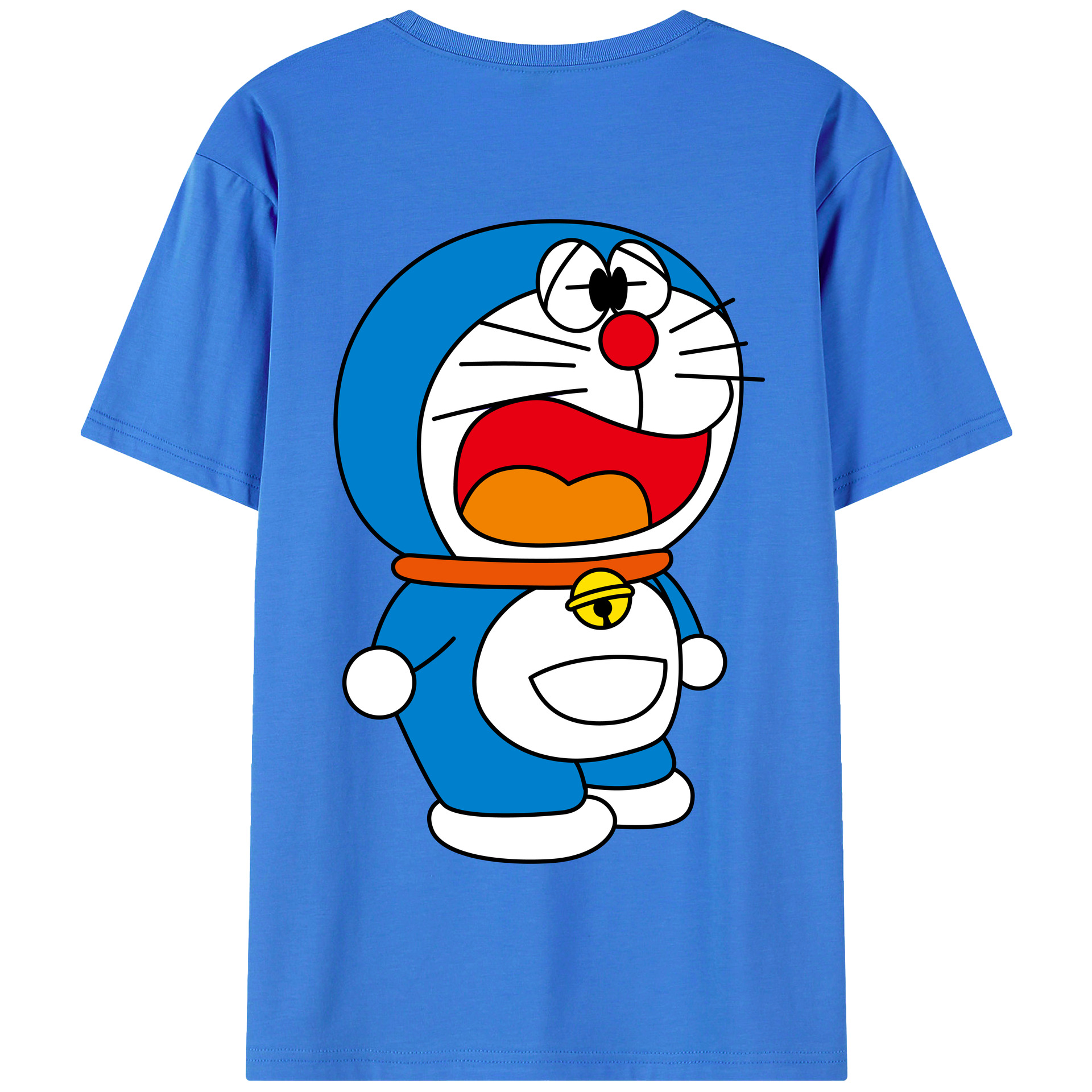 （画像用） ドラえもん Doraemon 綿100％半袖Tシャツ（背面プリント）