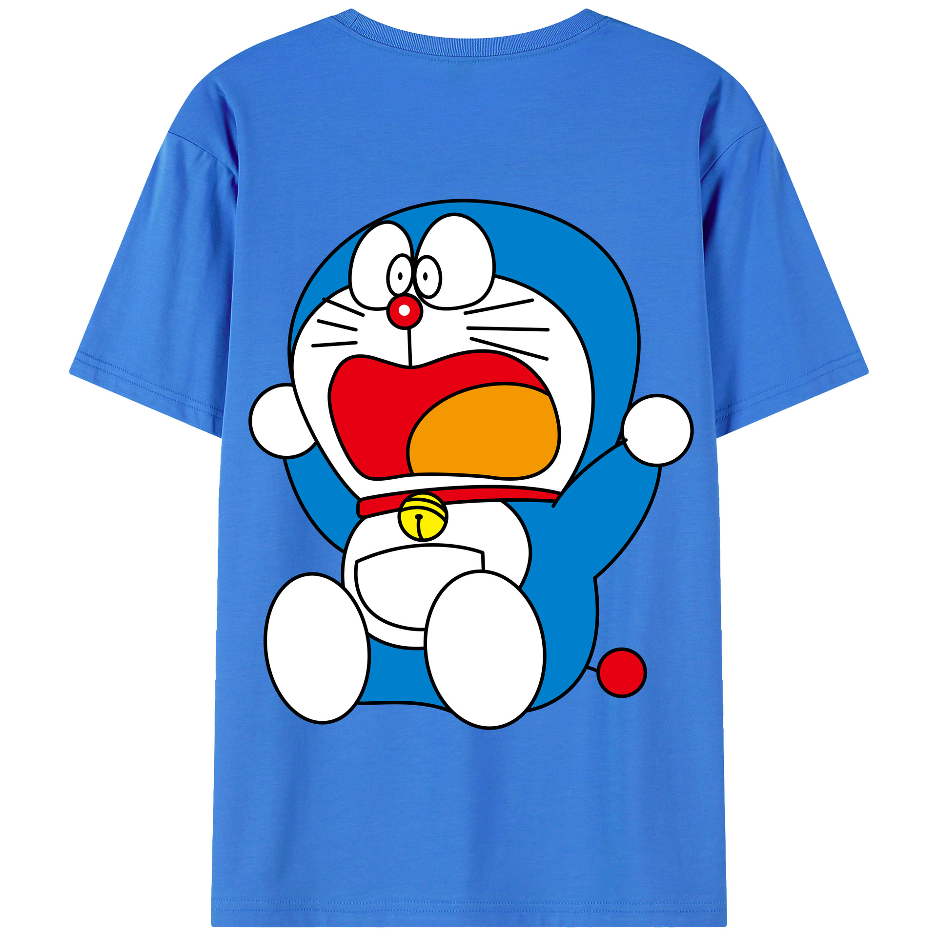 （画像用） ドラえもん Doraemon 綿100％半袖Tシャツ（背面プリント）