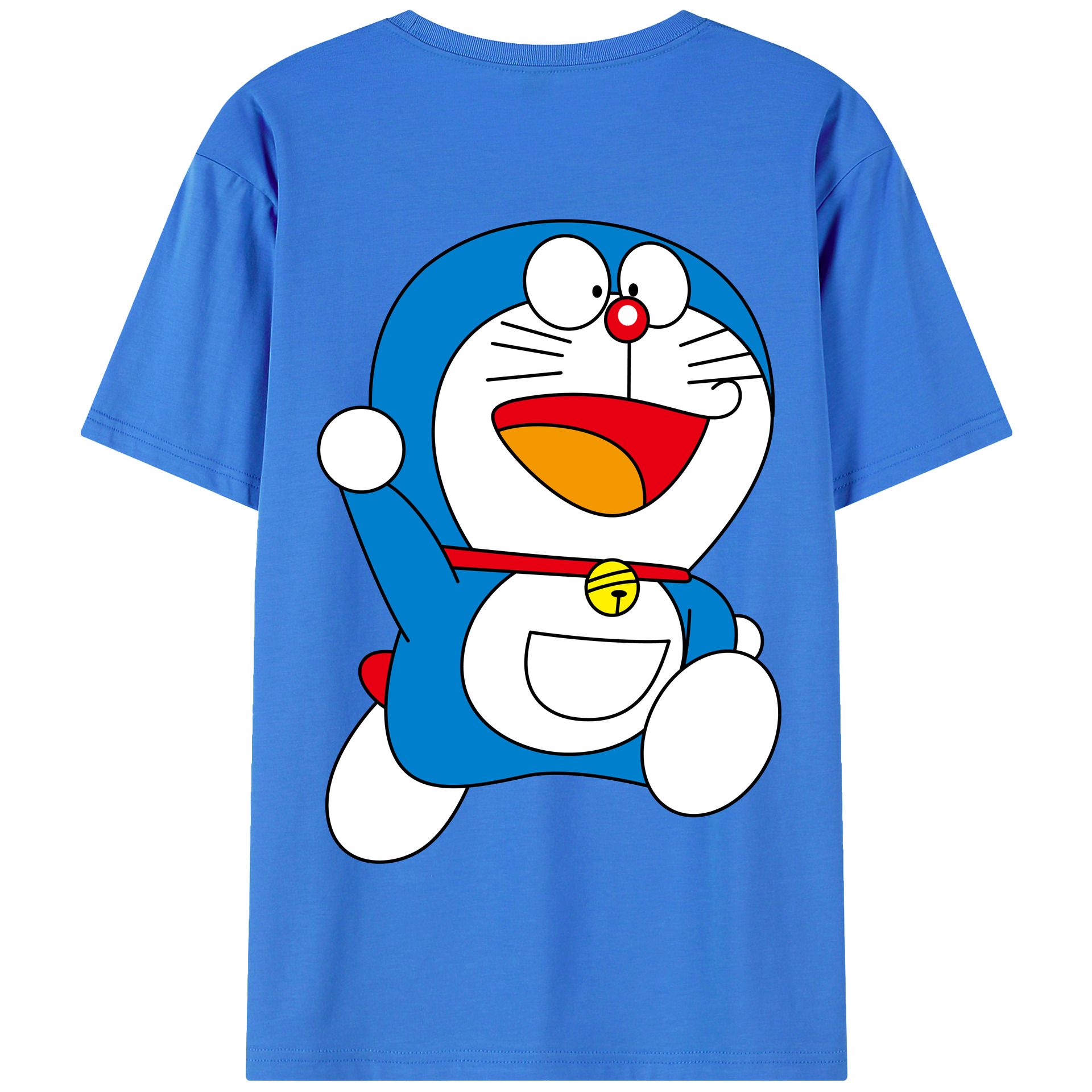 （画像用） ドラえもん Doraemon 綿100％半袖Tシャツ（背面プリント）