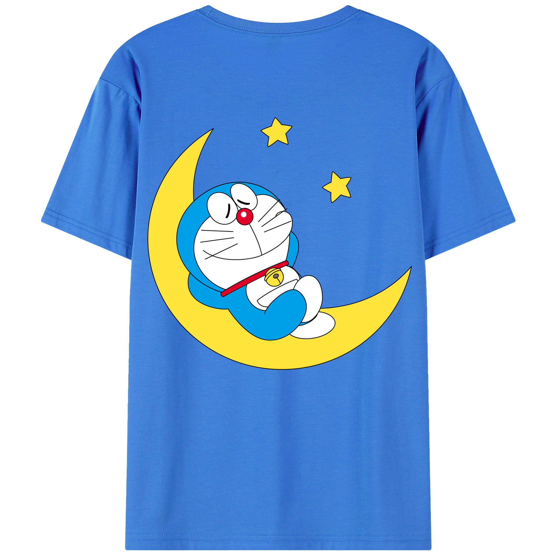 （画像用） ドラえもん Doraemon 綿100％半袖Tシャツ（背面プリント）