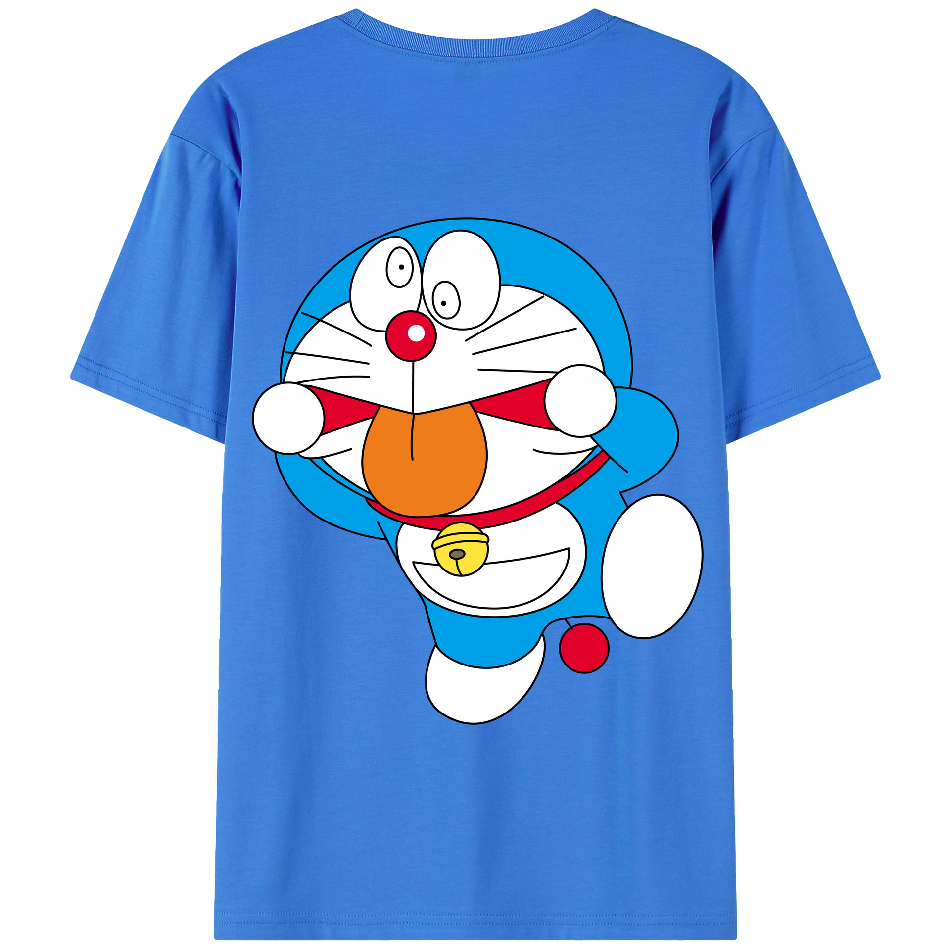 （画像用） ドラえもん Doraemon 綿100％半袖Tシャツ（背面プリント）