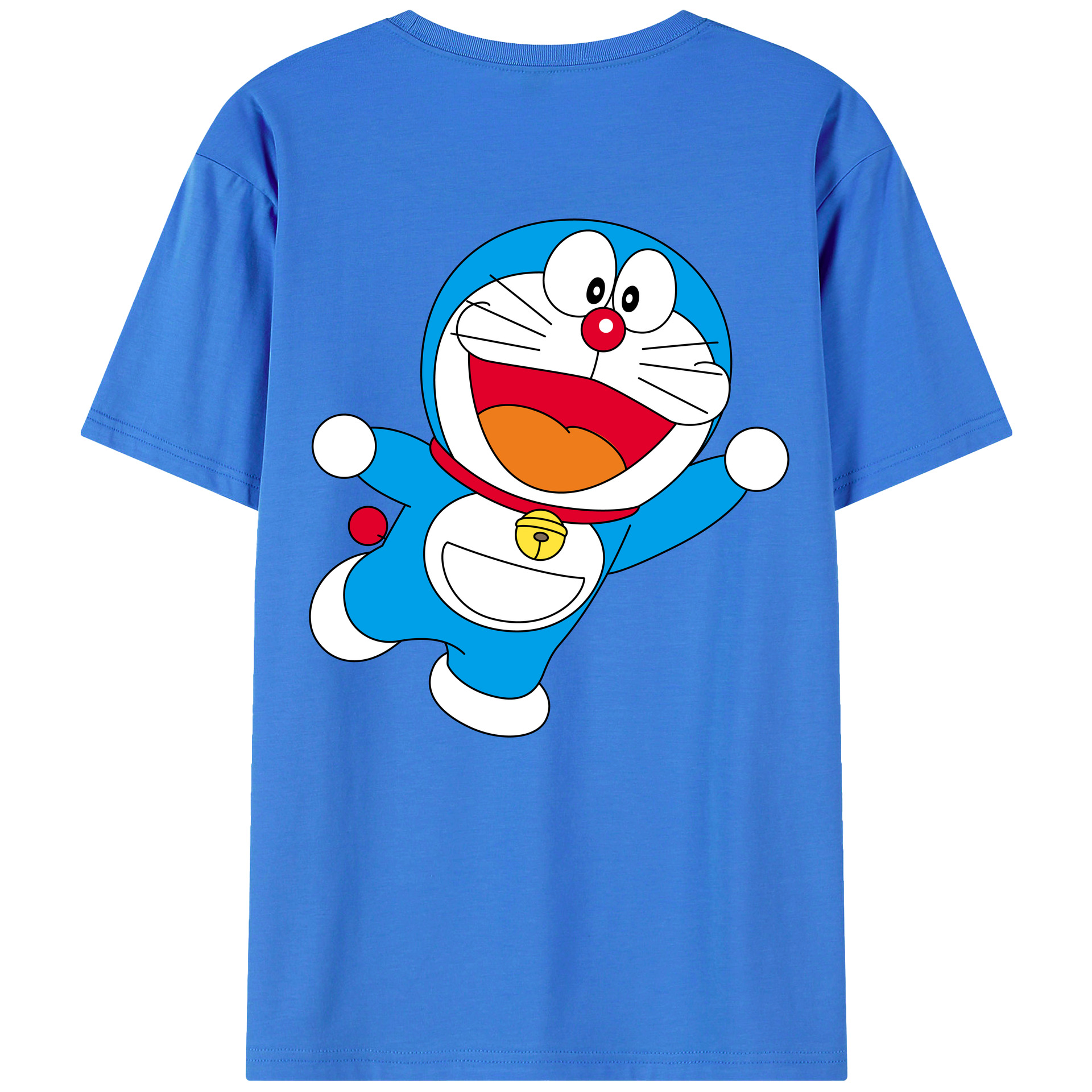 （画像用） ドラえもん Doraemon 綿100％半袖Tシャツ（背面プリント）
