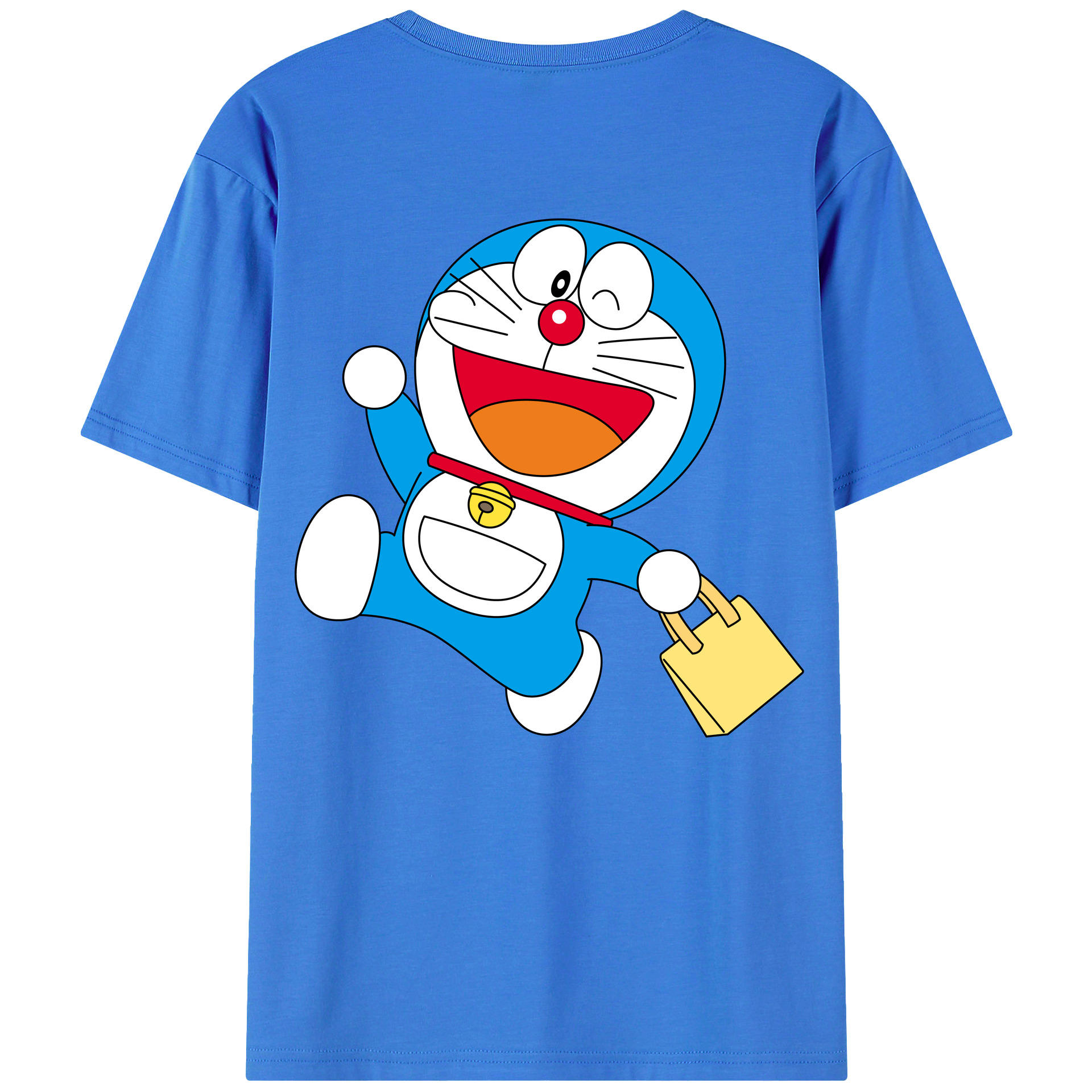（画像用） ドラえもん Doraemon 綿100％半袖Tシャツ（背面プリント）