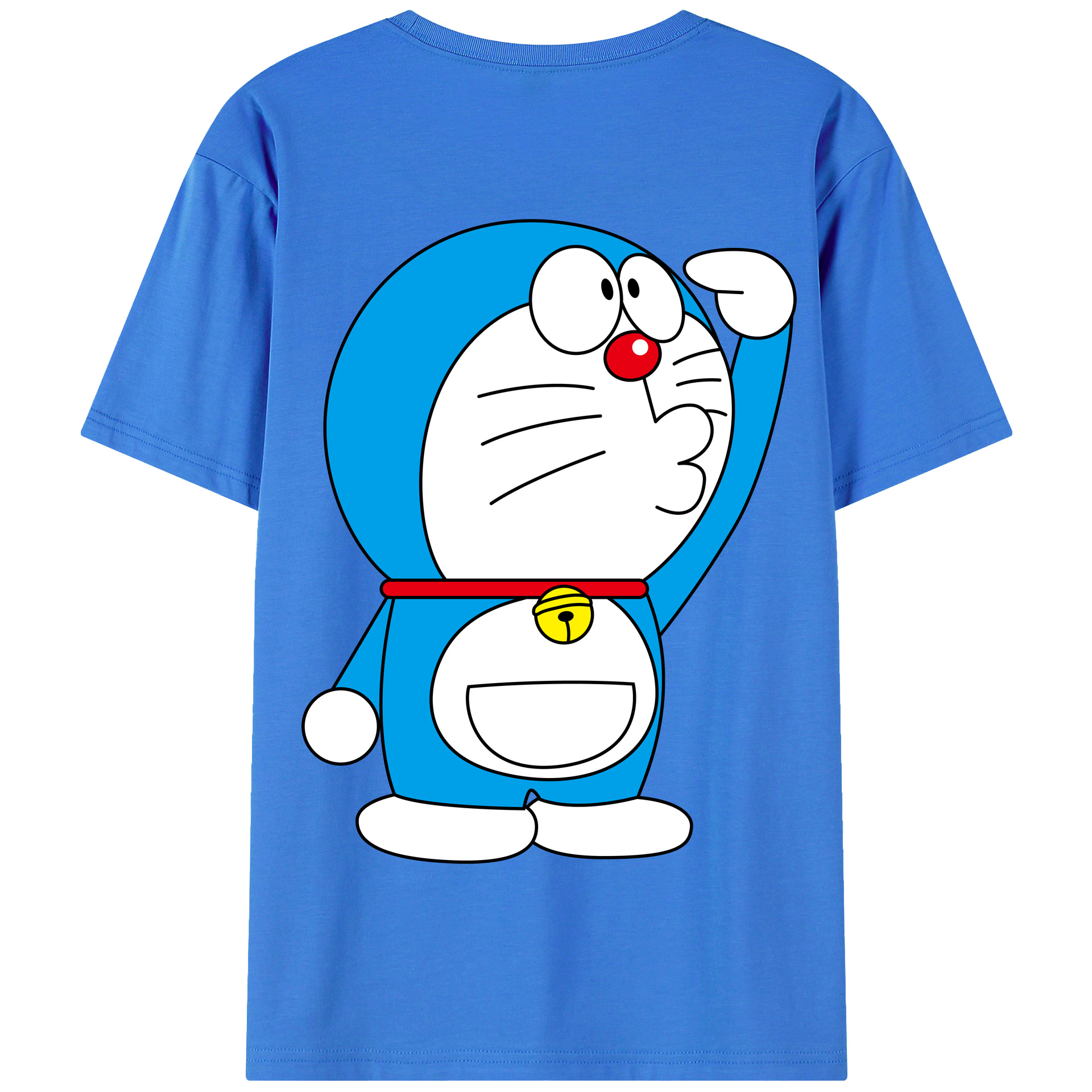 （画像用） ドラえもん Doraemon 綿100％半袖Tシャツ（背面プリント）