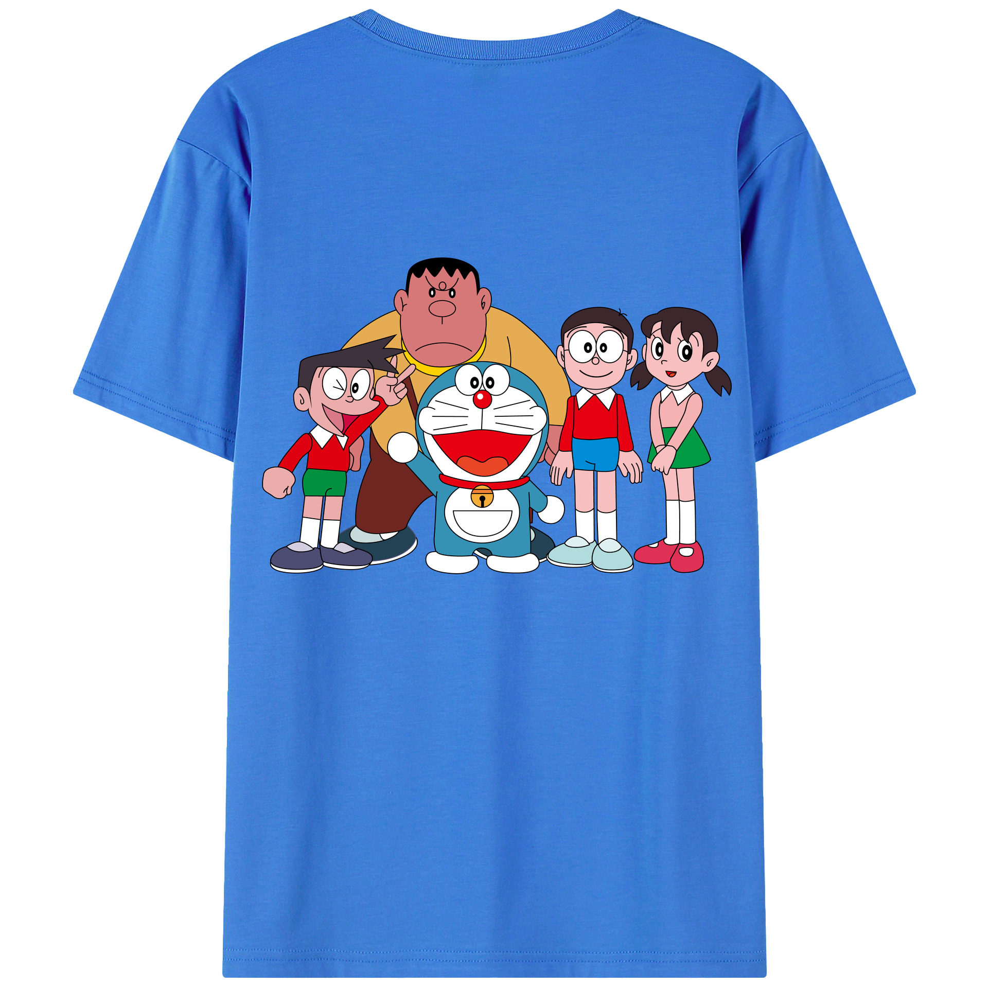 （画像用） ドラえもん 骨川 スネ夫 Doraemon Honekawa Suneo 綿100％半袖Tシャツ（背面プリント）