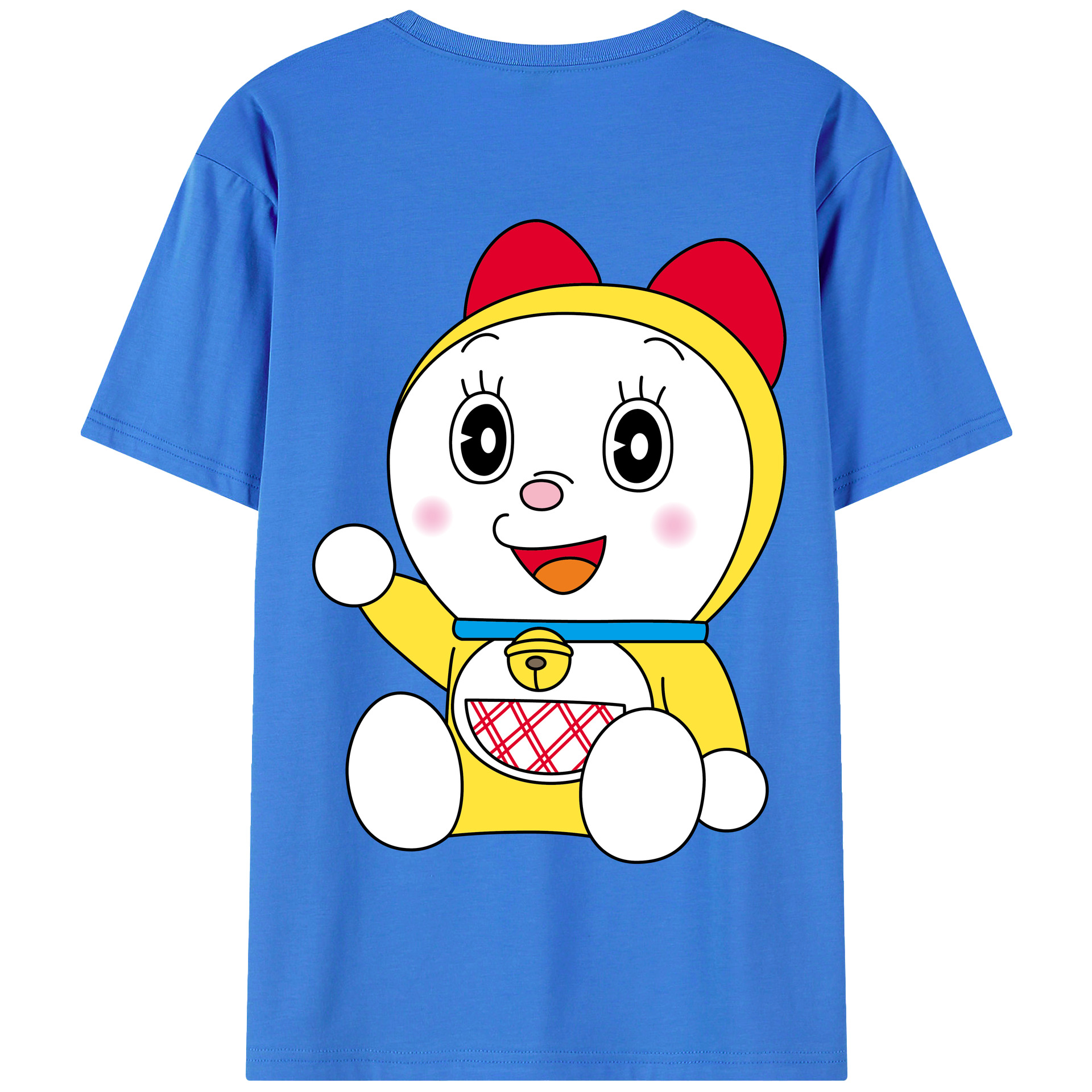 （画像用） ドラえもん ドラミ Doraemon Dorami 綿100％半袖Tシャツ（背面プリント）