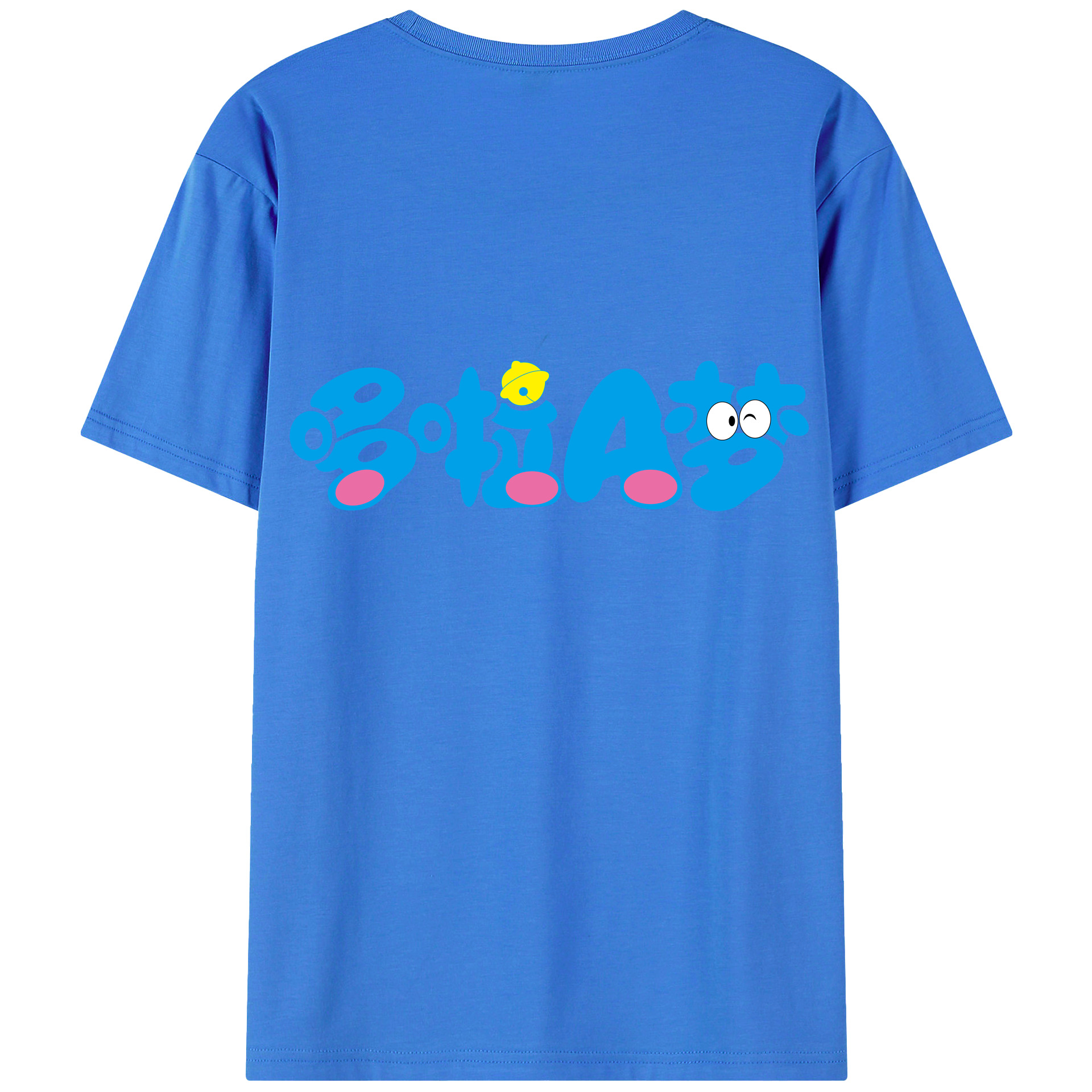 （画像用） ドラえもん Doraemon 綿100％半袖Tシャツ（背面プリント）