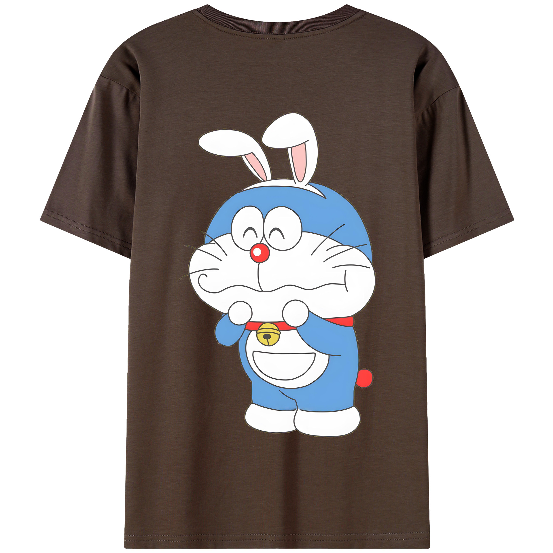 （画像用） ドラえもん Doraemon 綿100％半袖Tシャツ（背面プリント）