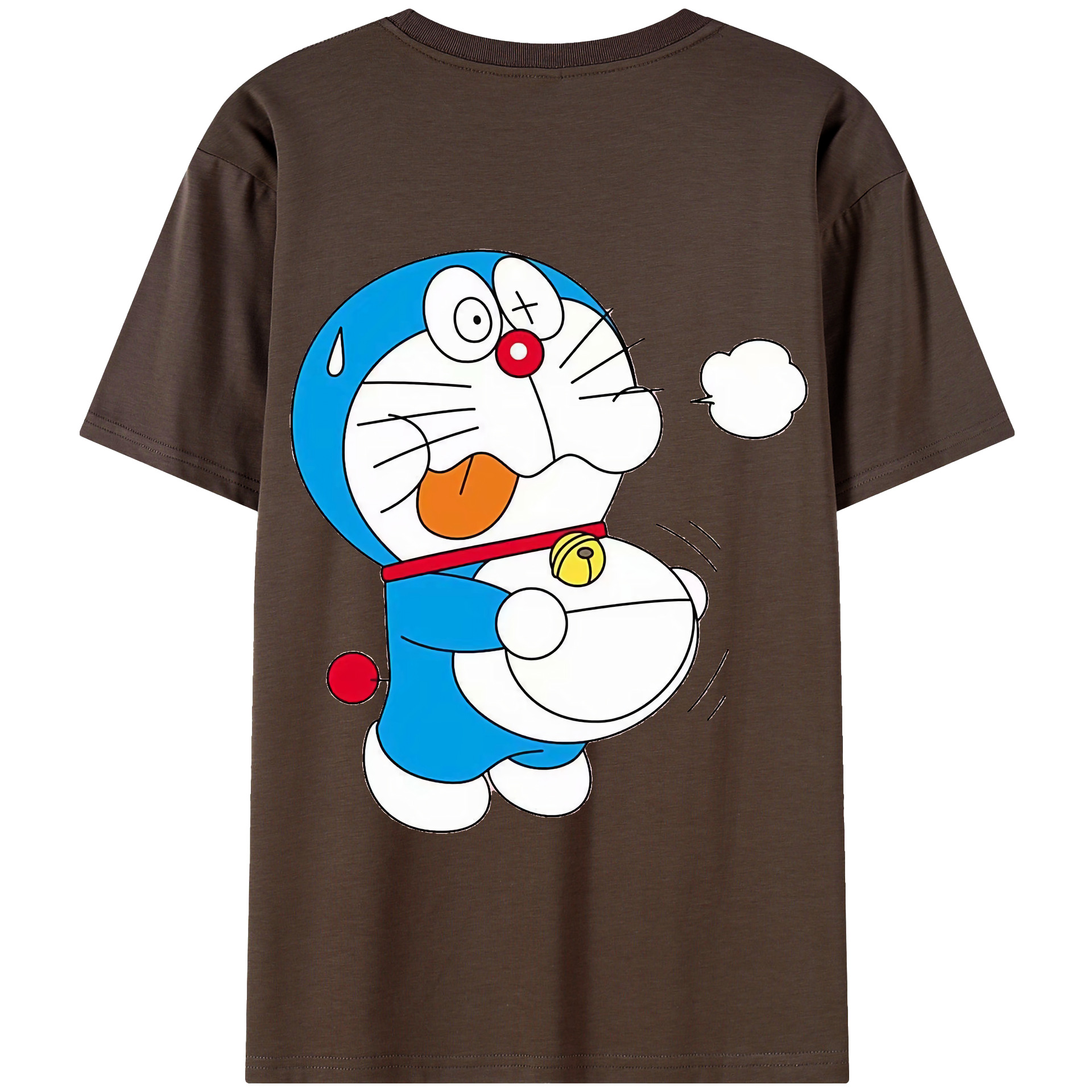 （画像用） ドラえもん Doraemon 綿100％半袖Tシャツ（背面プリント）
