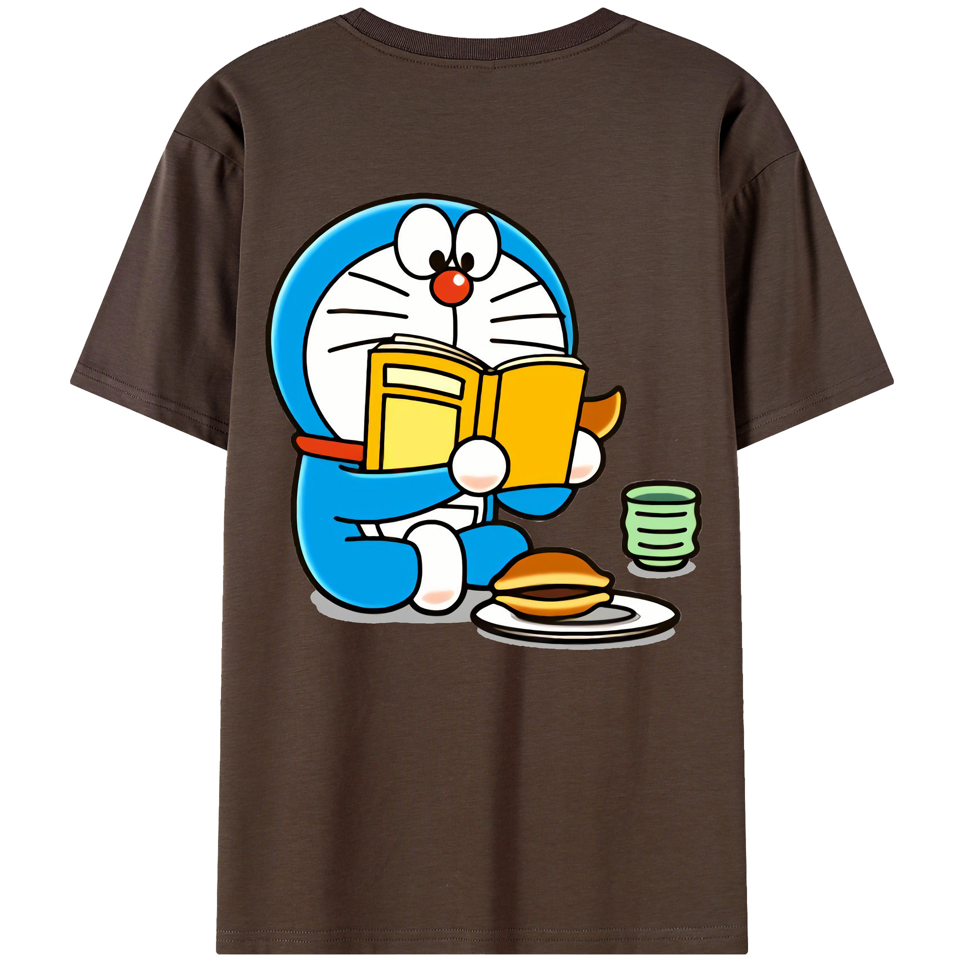 （画像用） ドラえもん Doraemon 綿100％半袖Tシャツ（背面プリント）