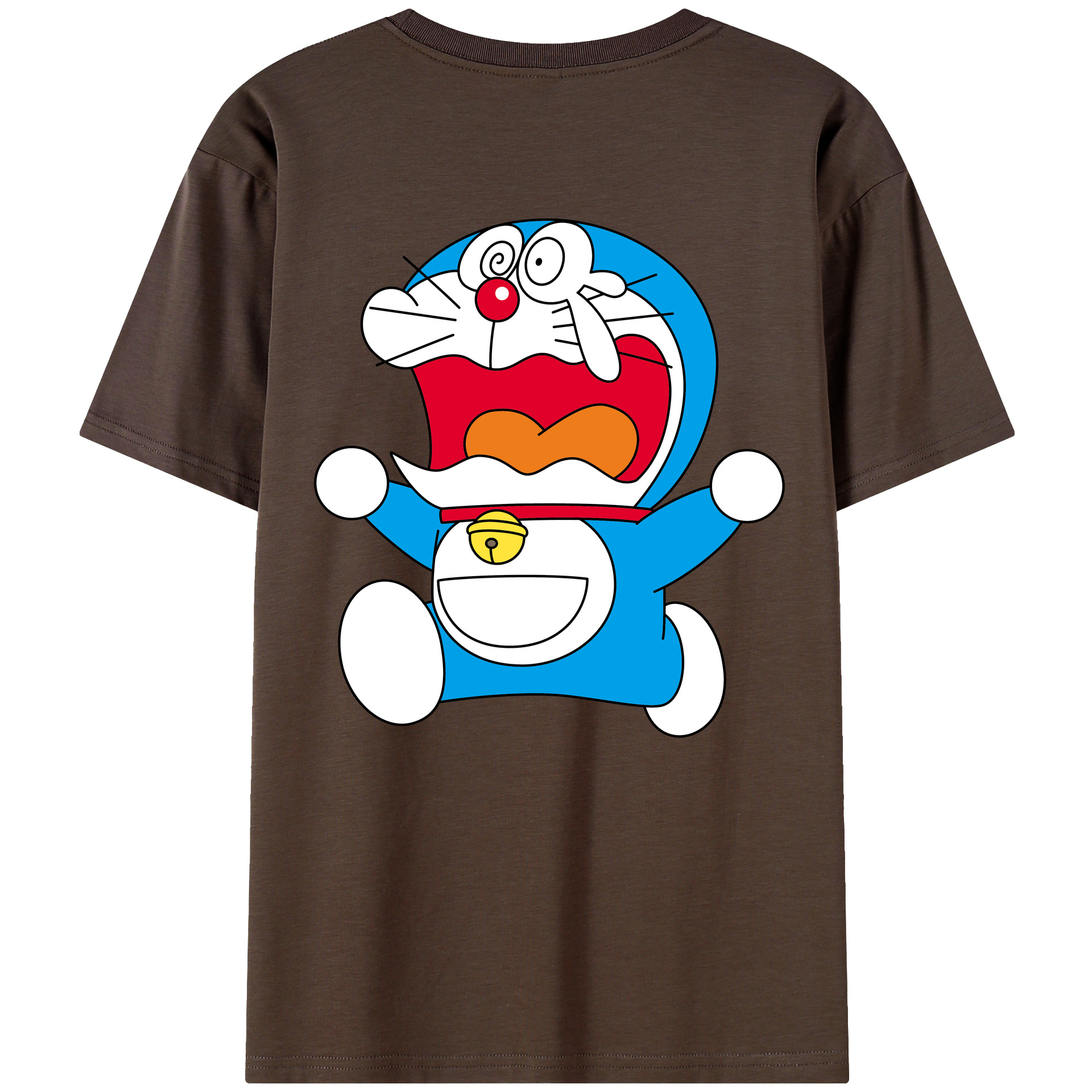 （画像用） ドラえもん Doraemon 綿100％半袖Tシャツ（背面プリント）