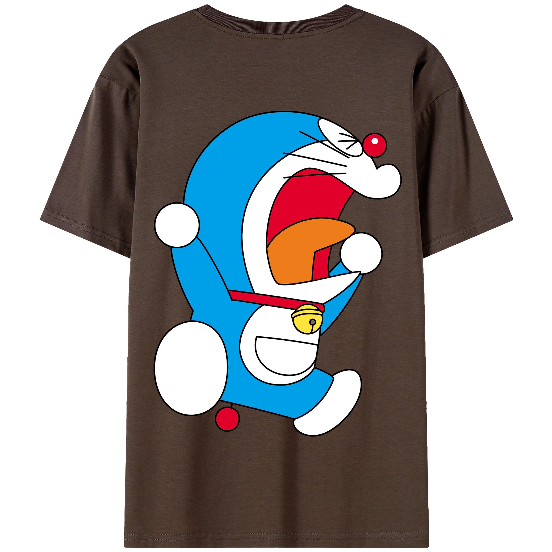 （画像用） ドラえもん Doraemon 綿100％半袖Tシャツ（背面プリント）