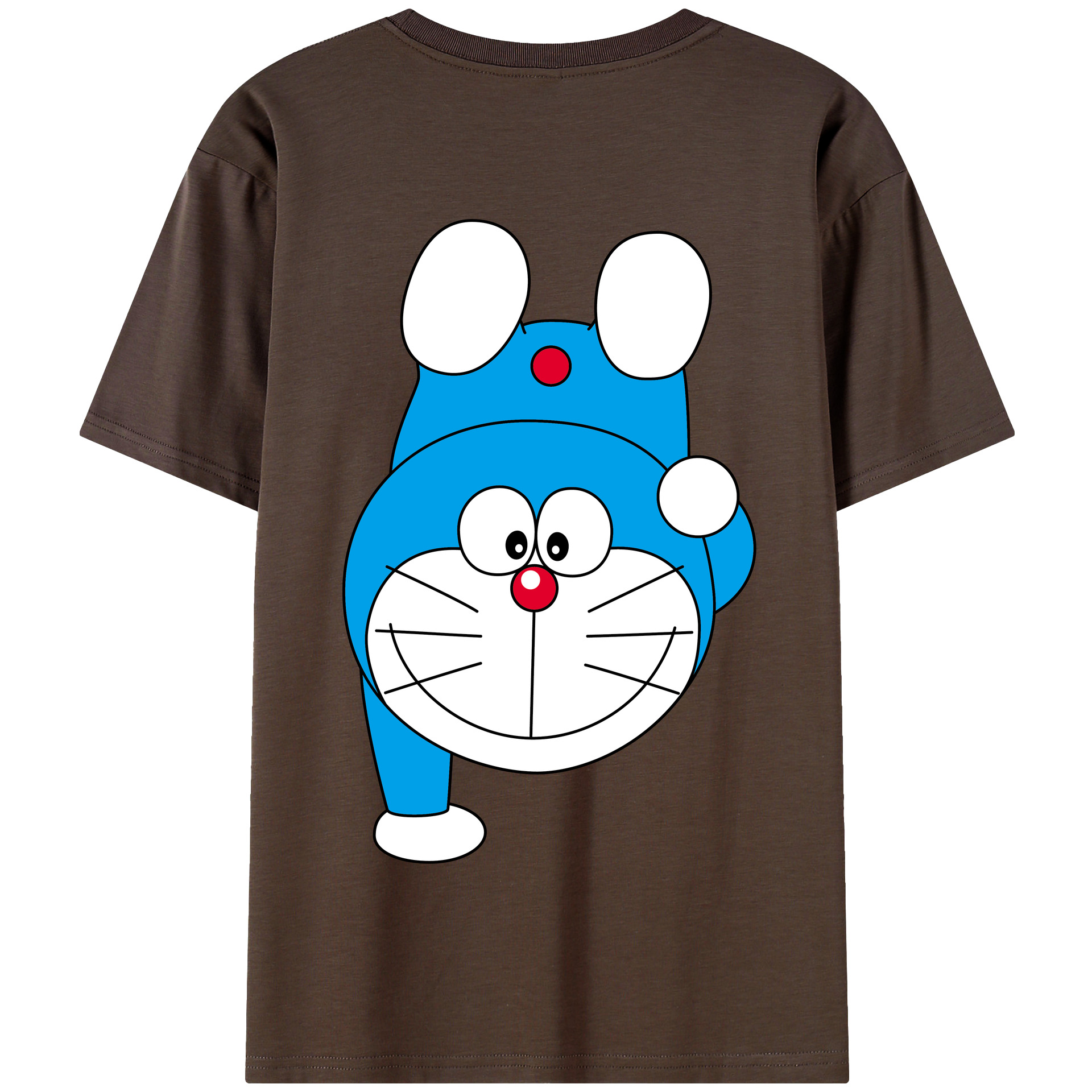 （画像用） ドラえもん Doraemon 綿100％半袖Tシャツ（背面プリント）