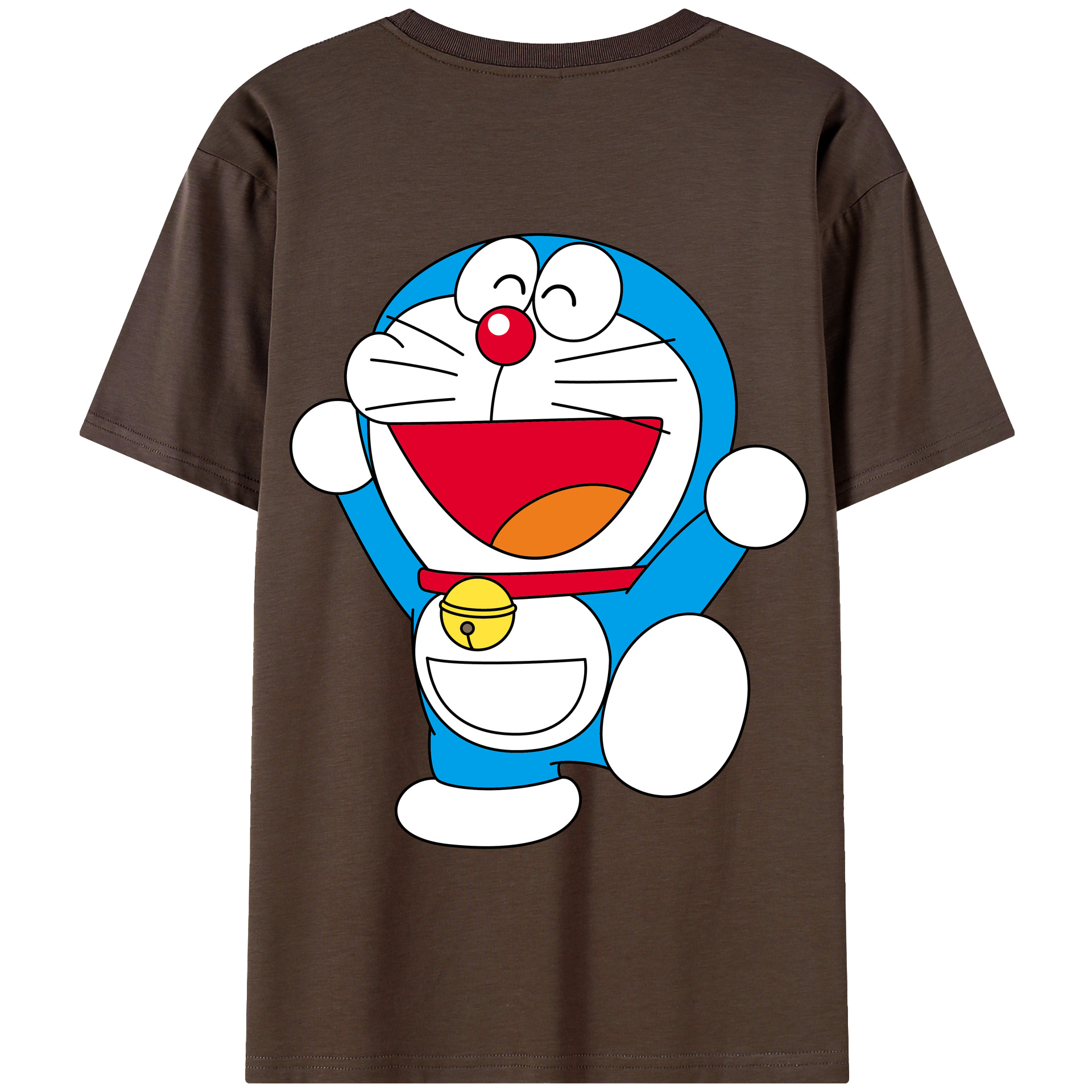 （画像用） ドラえもん Doraemon 綿100％半袖Tシャツ（背面プリント）