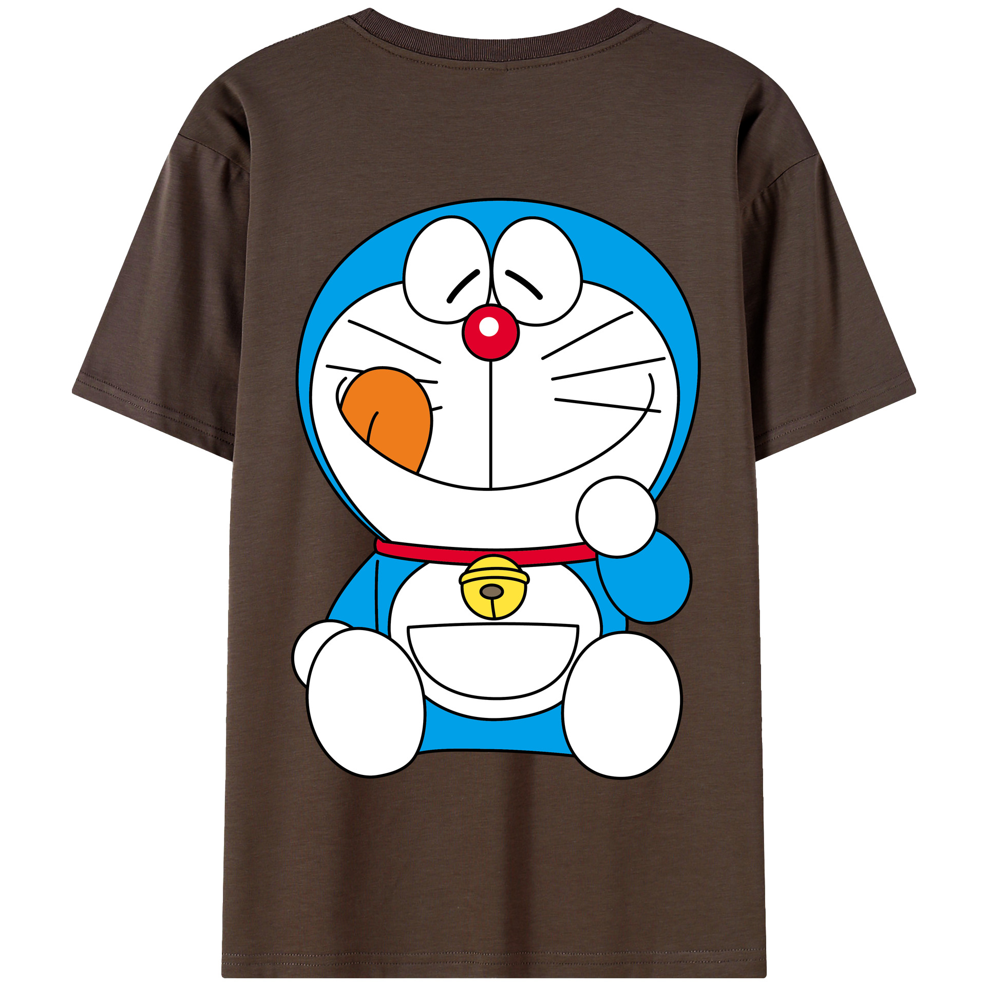 （画像用） ドラえもん Doraemon 綿100％半袖Tシャツ（背面プリント）