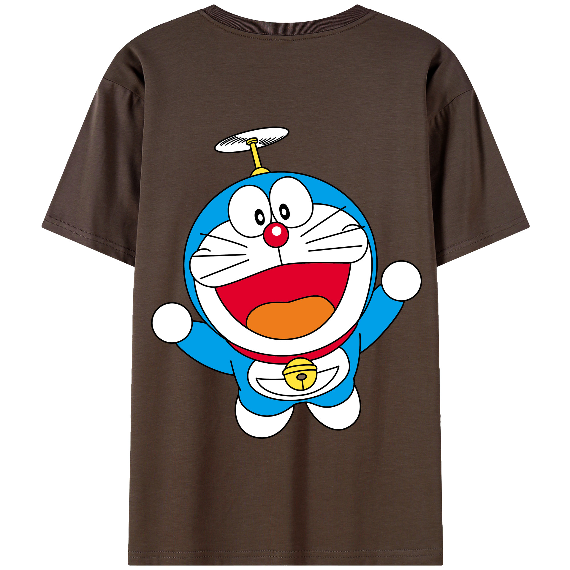 （画像用） ドラえもん Doraemon 綿100％半袖Tシャツ（背面プリント）