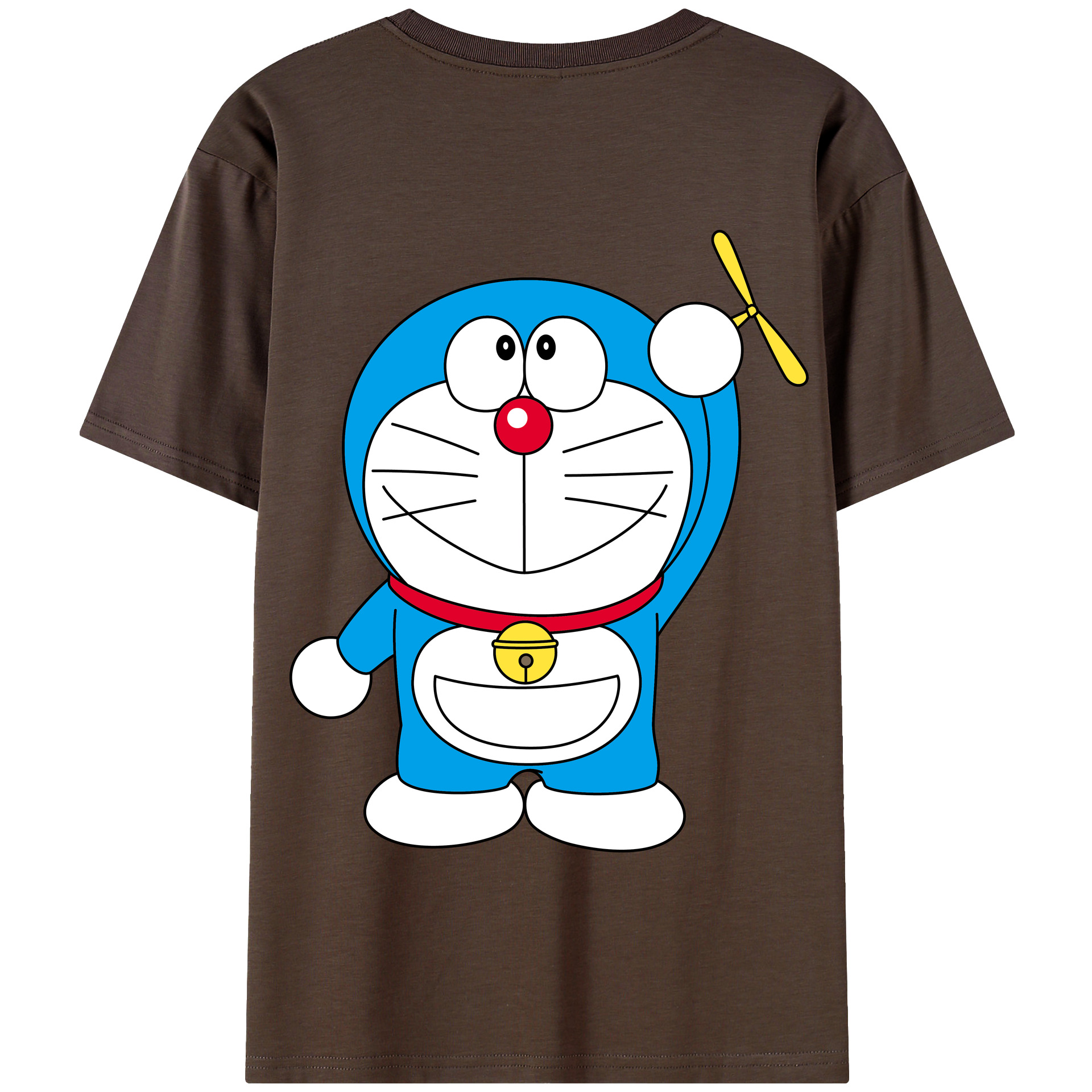 （画像用） ドラえもん Doraemon 綿100％半袖Tシャツ（背面プリント）