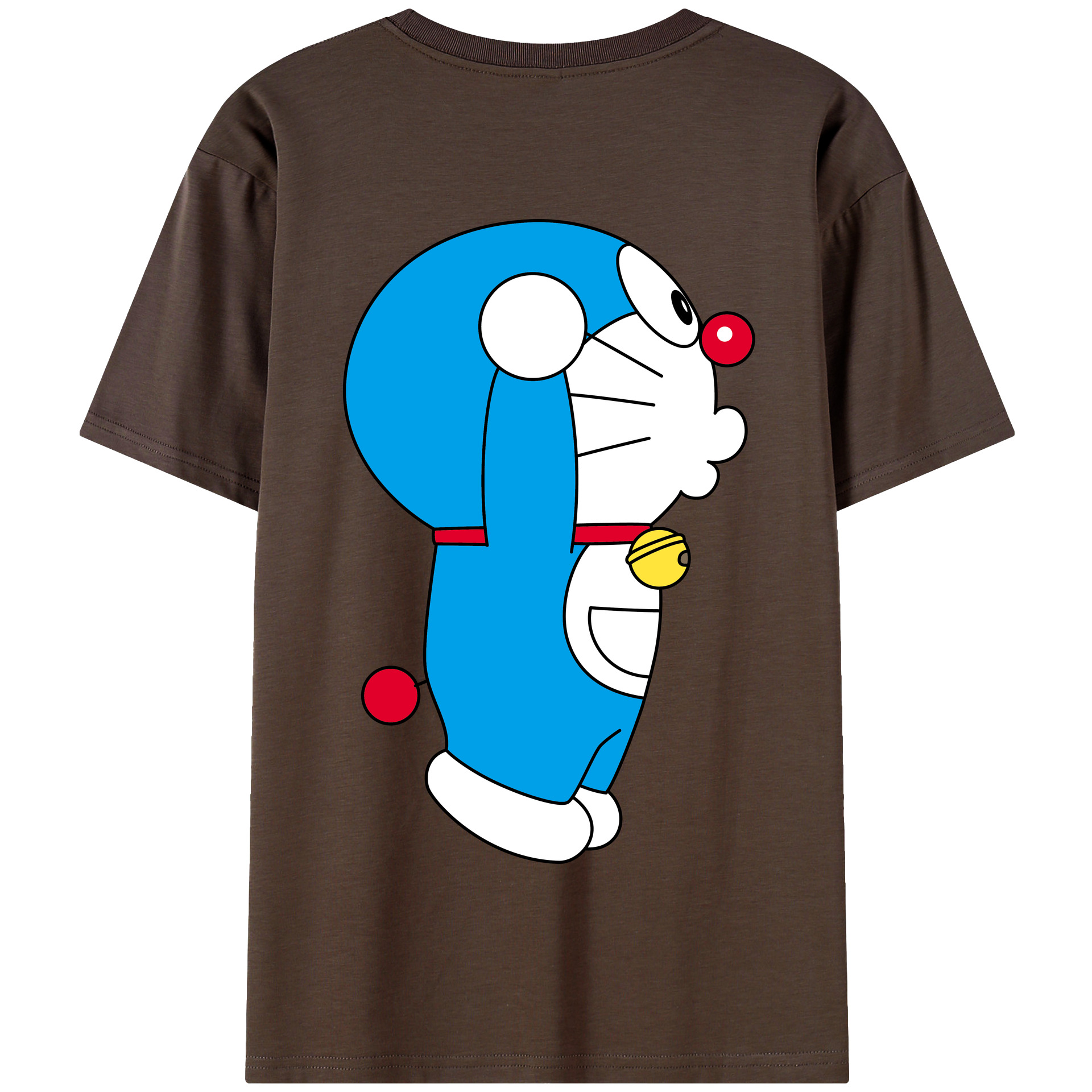 （画像用） ドラえもん Doraemon 綿100％半袖Tシャツ（背面プリント）