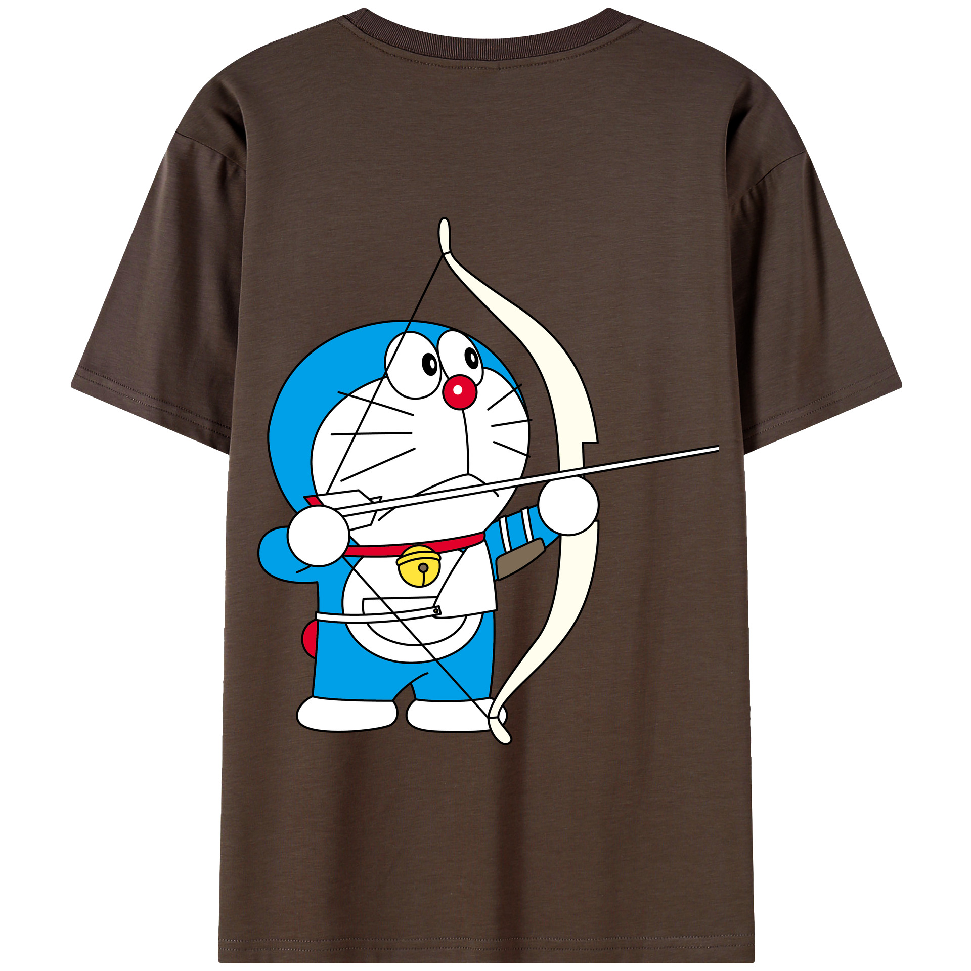 （画像用） ドラえもん Doraemon 綿100％半袖Tシャツ（背面プリント）