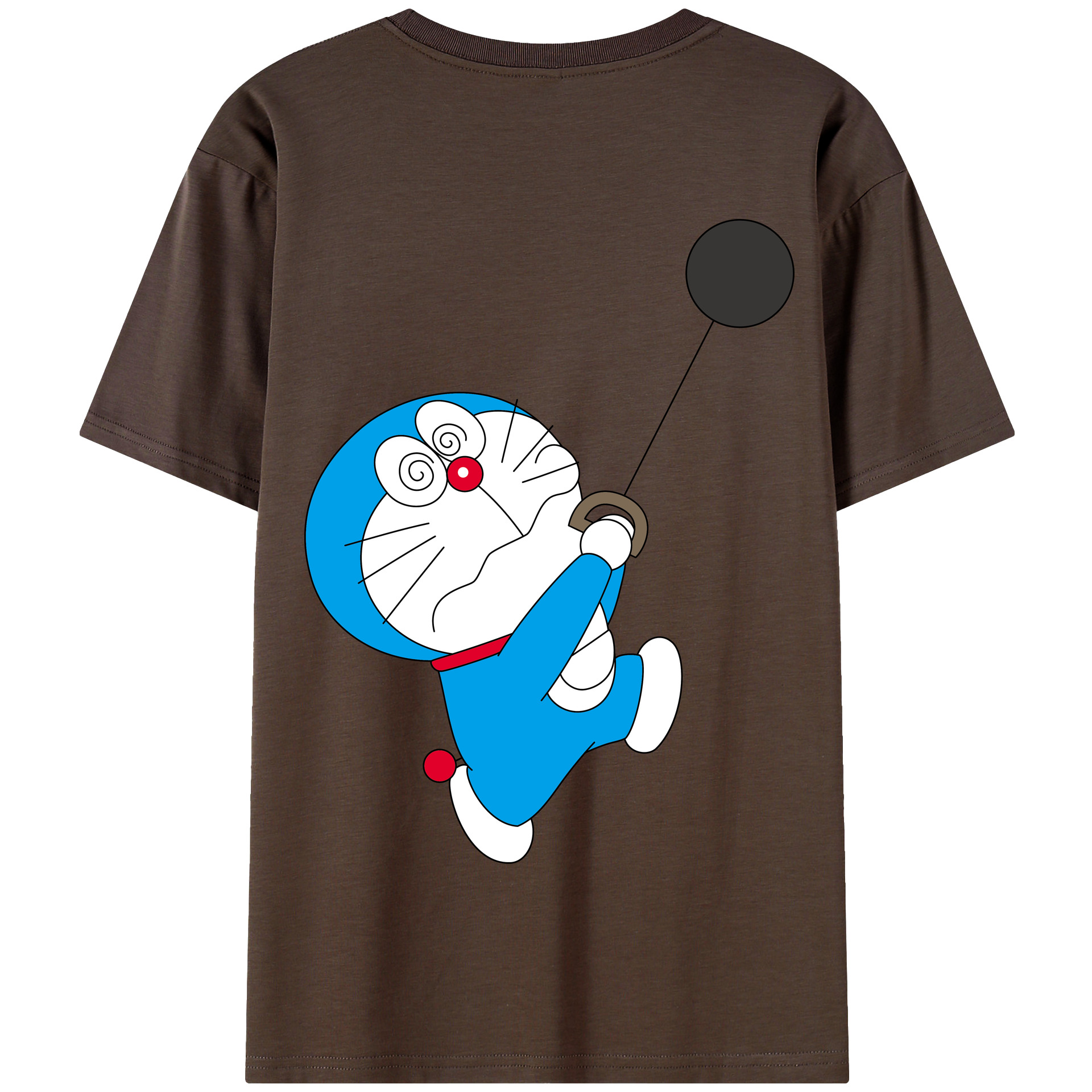 （画像用） ドラえもん Doraemon 綿100％半袖Tシャツ（背面プリント）
