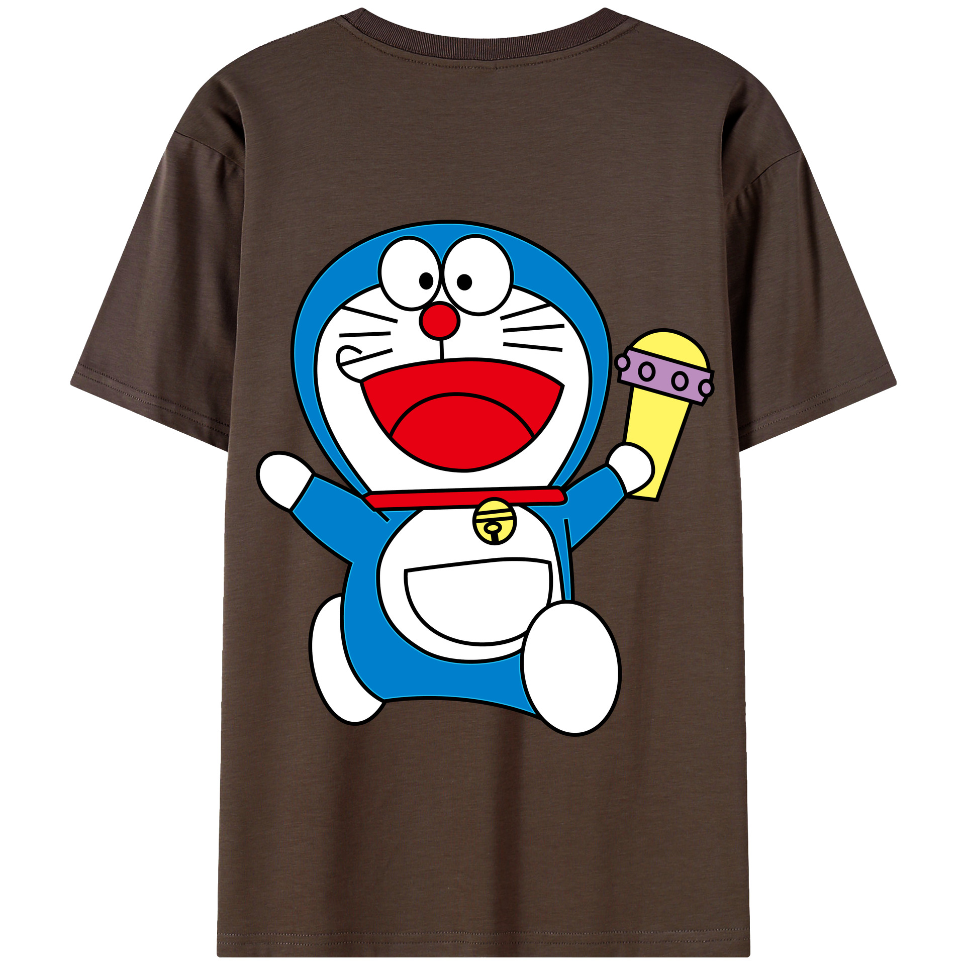 （画像用） ドラえもん Doraemon 綿100％半袖Tシャツ（背面プリント）