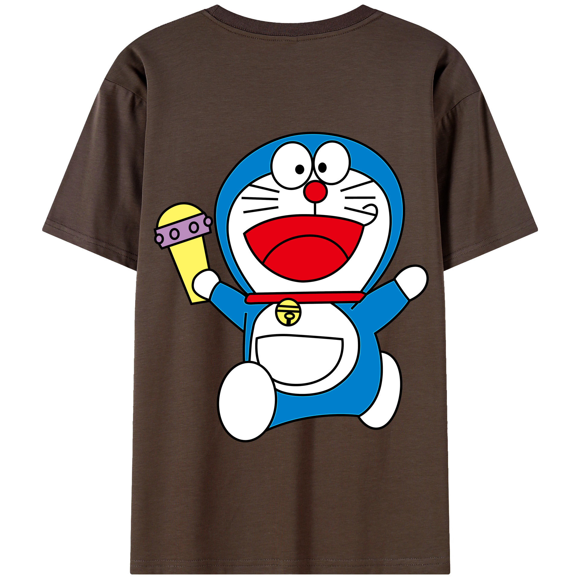 （画像用） ドラえもん Doraemon 綿100％半袖Tシャツ（背面プリント）