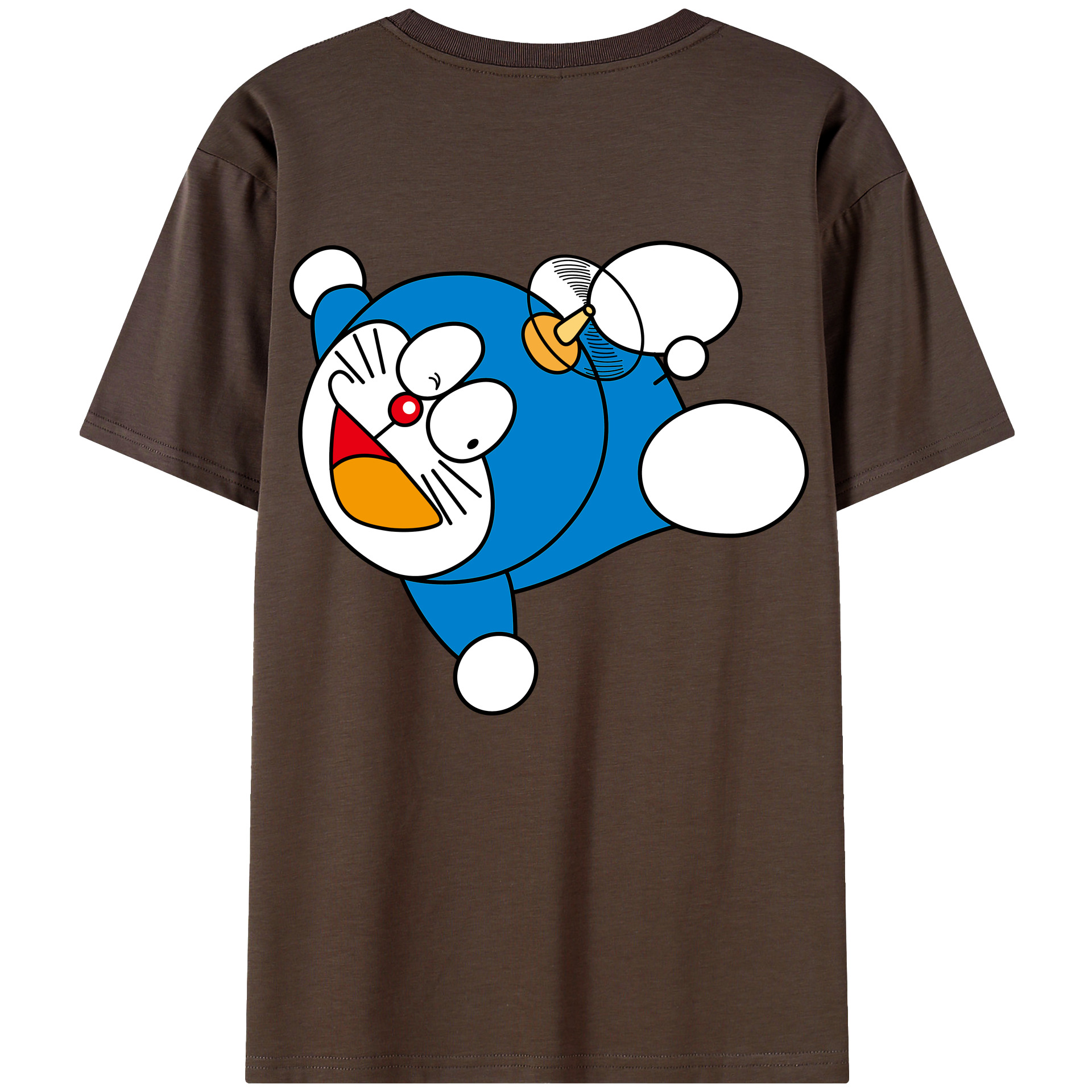 （画像用） ドラえもん Doraemon 綿100％半袖Tシャツ（背面プリント）