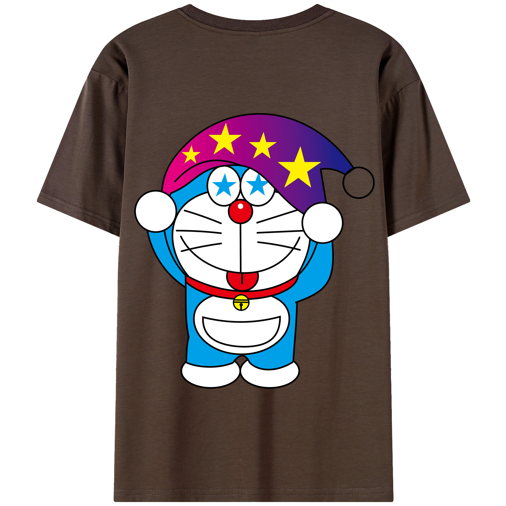 （画像用） ドラえもん Doraemon 綿100％半袖Tシャツ（背面プリント）