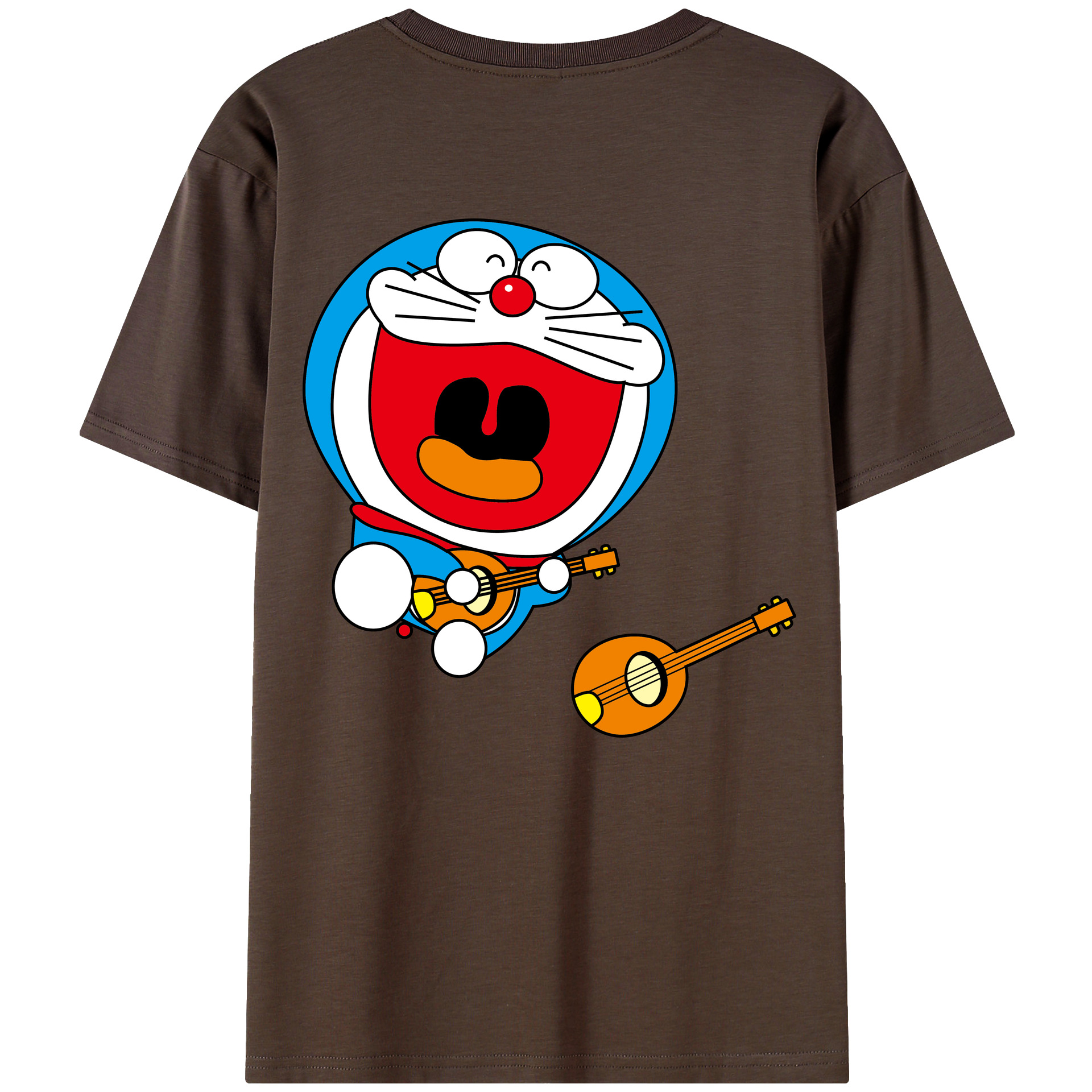 （画像用） ドラえもん Doraemon 綿100％半袖Tシャツ（背面プリント）