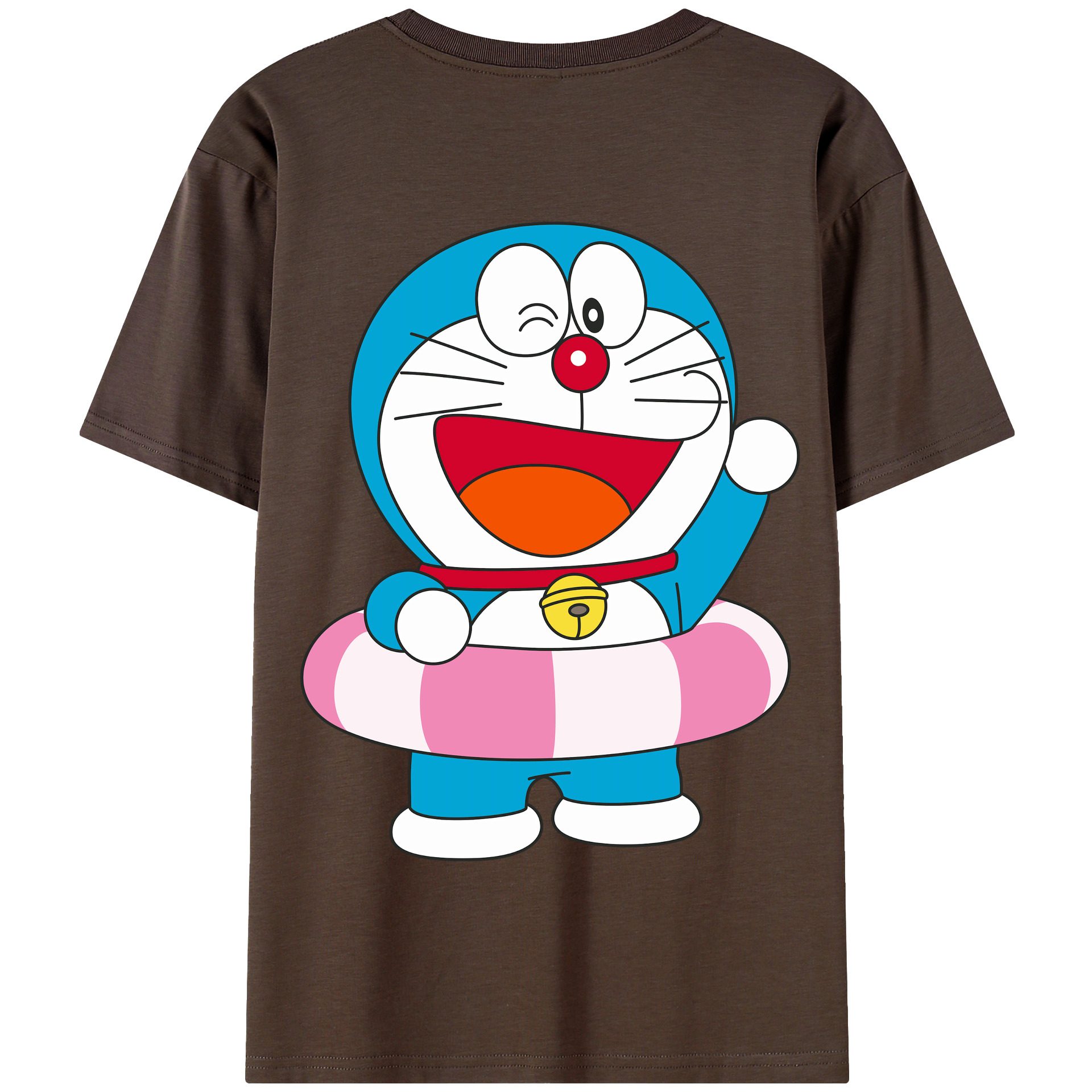 （画像用） ドラえもん Doraemon 綿100％半袖Tシャツ（背面プリント）