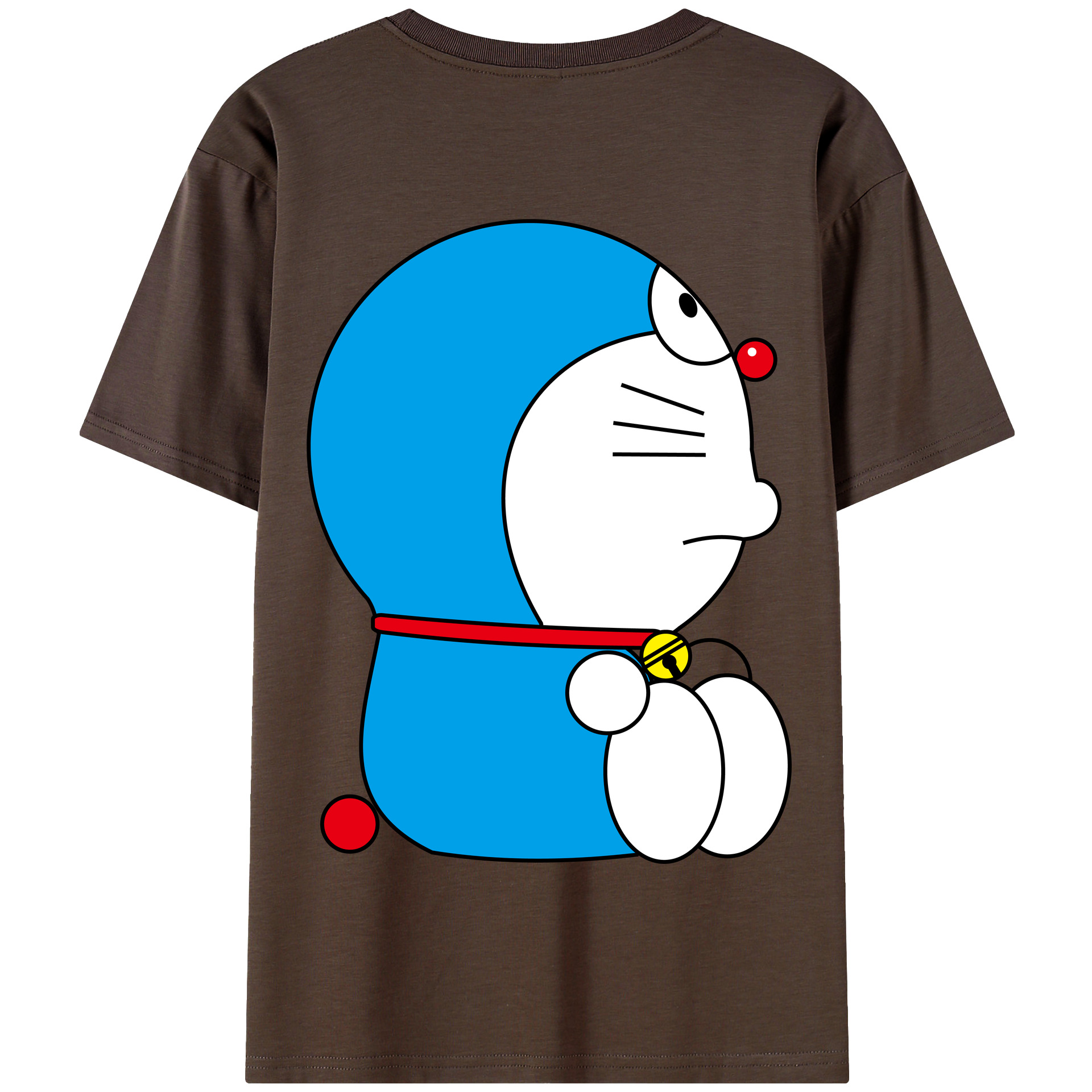 （画像用） ドラえもん Doraemon 綿100％半袖Tシャツ（背面プリント）