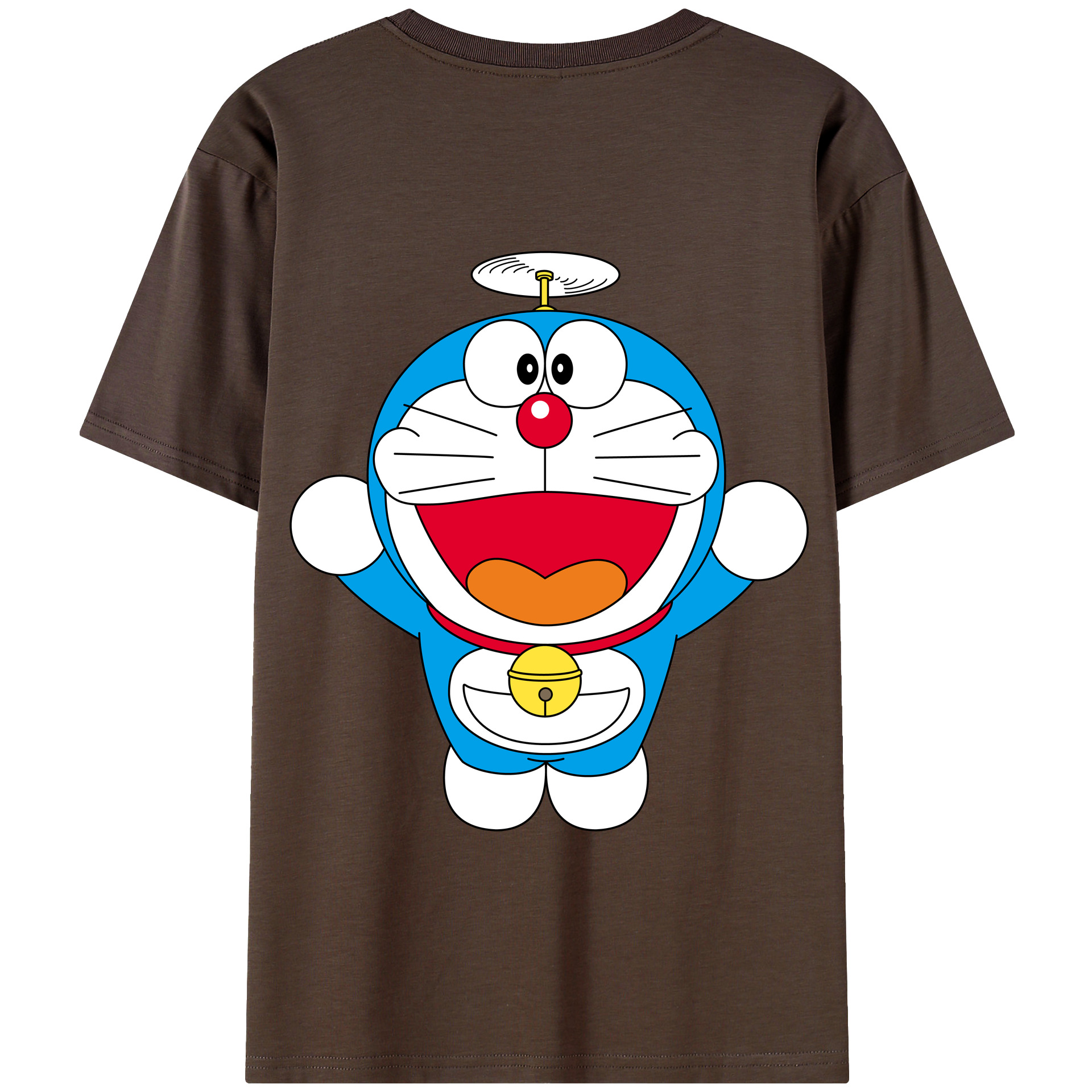 （画像用） ドラえもん Doraemon 綿100％半袖Tシャツ（背面プリント）