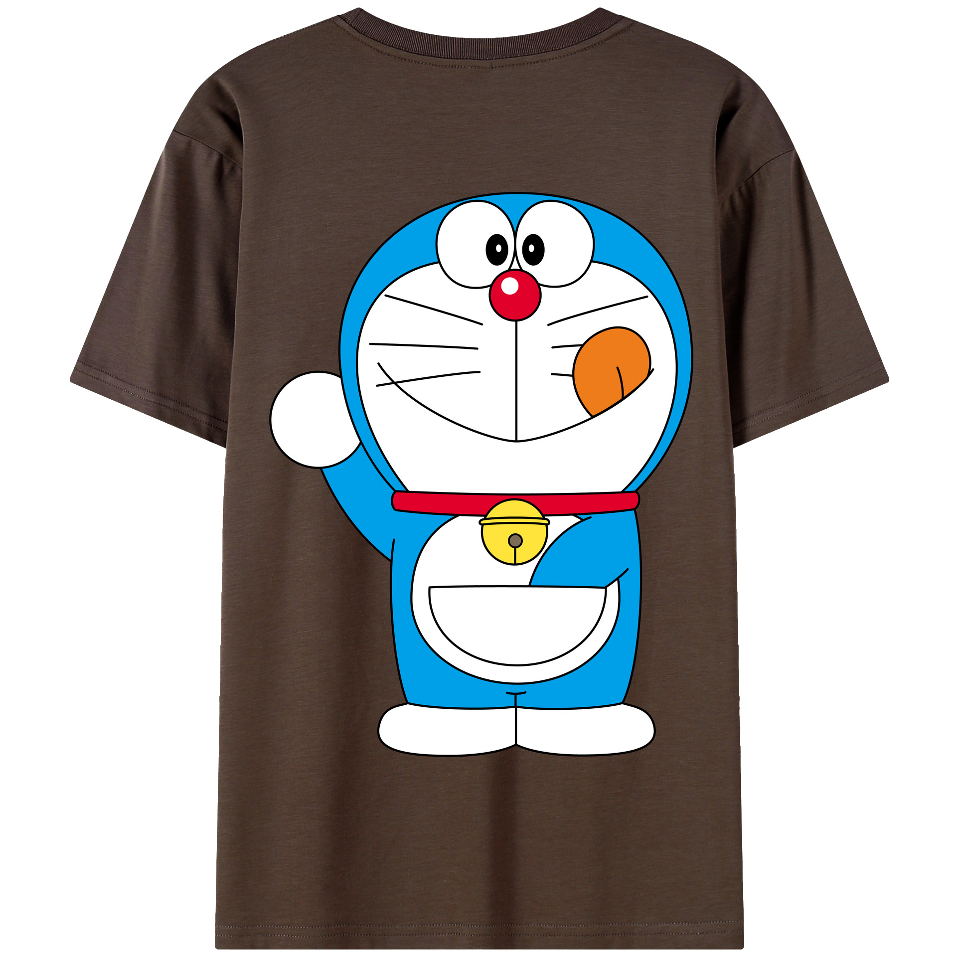 （画像用） ドラえもん Doraemon 綿100％半袖Tシャツ（背面プリント）