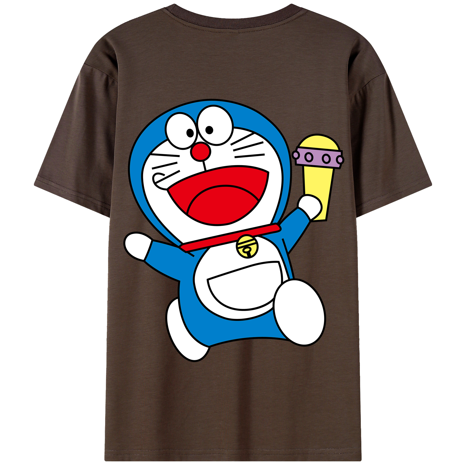（画像用） ドラえもん Doraemon 綿100％半袖Tシャツ（背面プリント）