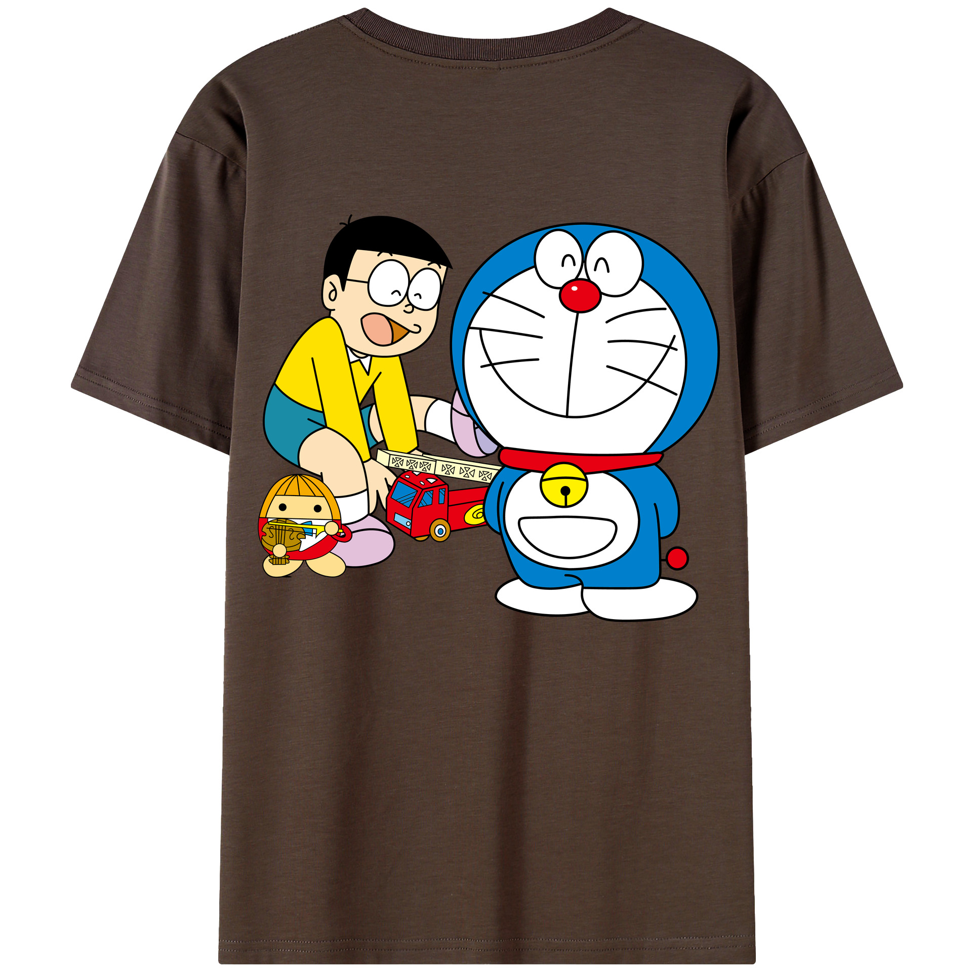 （画像用） ドラえもん Doraemon 綿100％半袖Tシャツ（背面プリント）