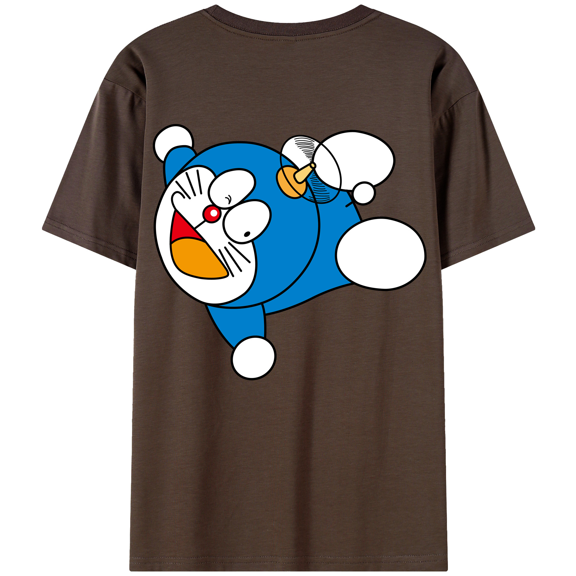 （画像用） ドラえもん Doraemon 綿100％半袖Tシャツ（背面プリント）