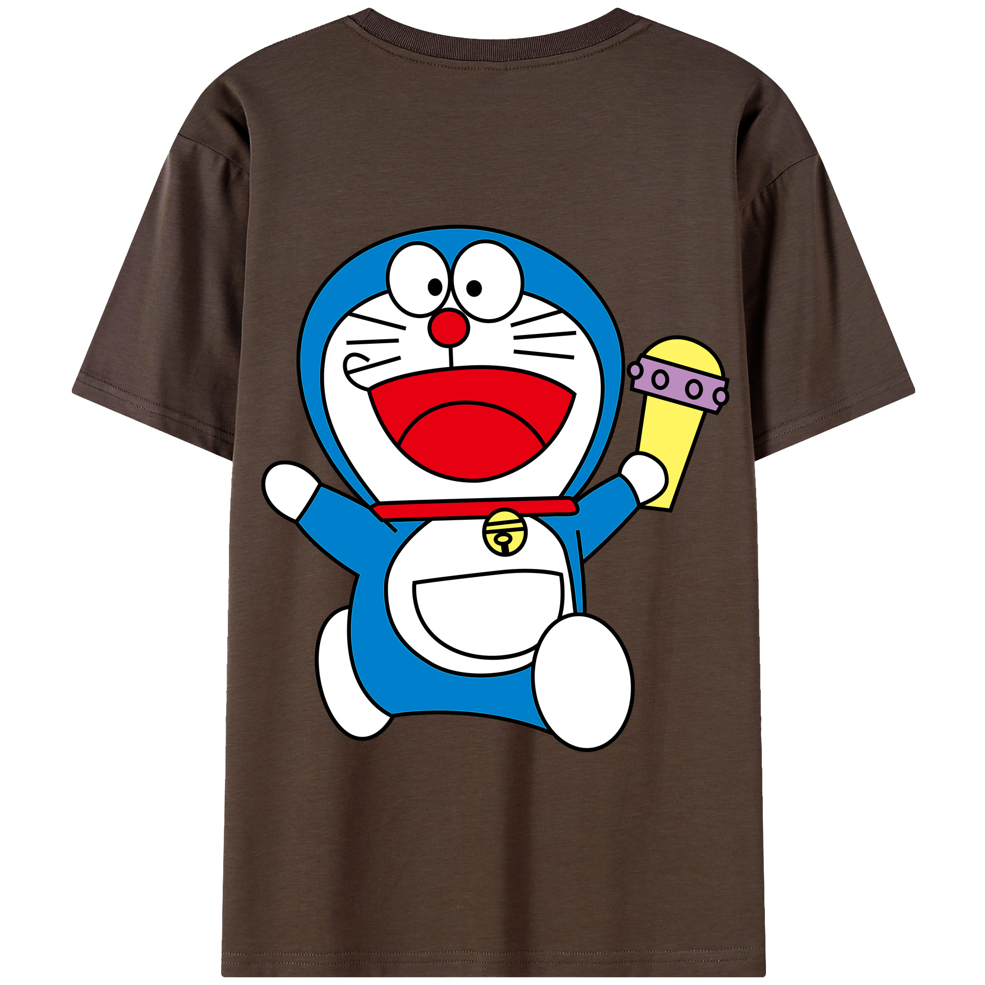 （画像用） ドラえもん Doraemon 綿100％半袖Tシャツ（背面プリント）