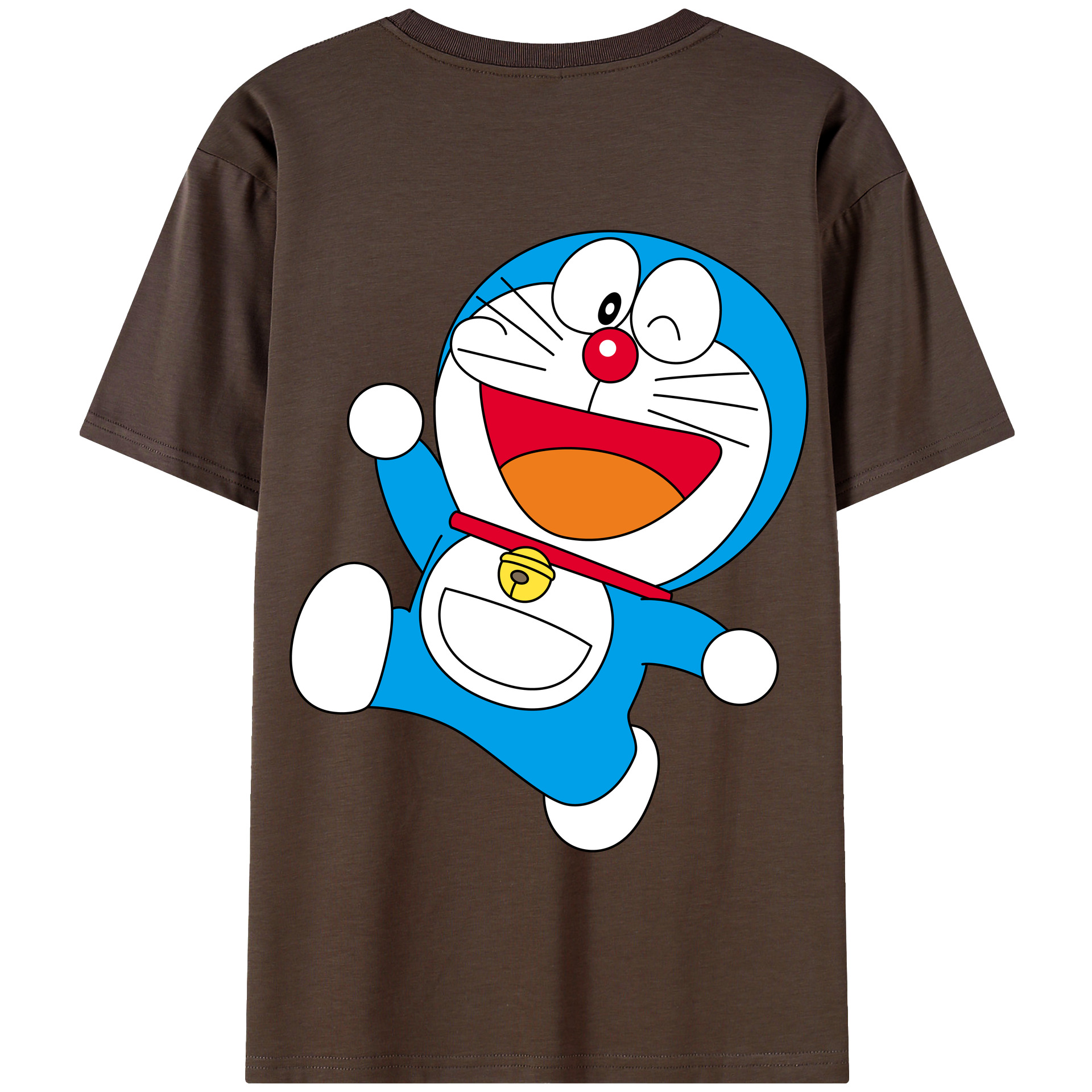 （画像用） ドラえもん Doraemon 綿100％半袖Tシャツ（背面プリント）