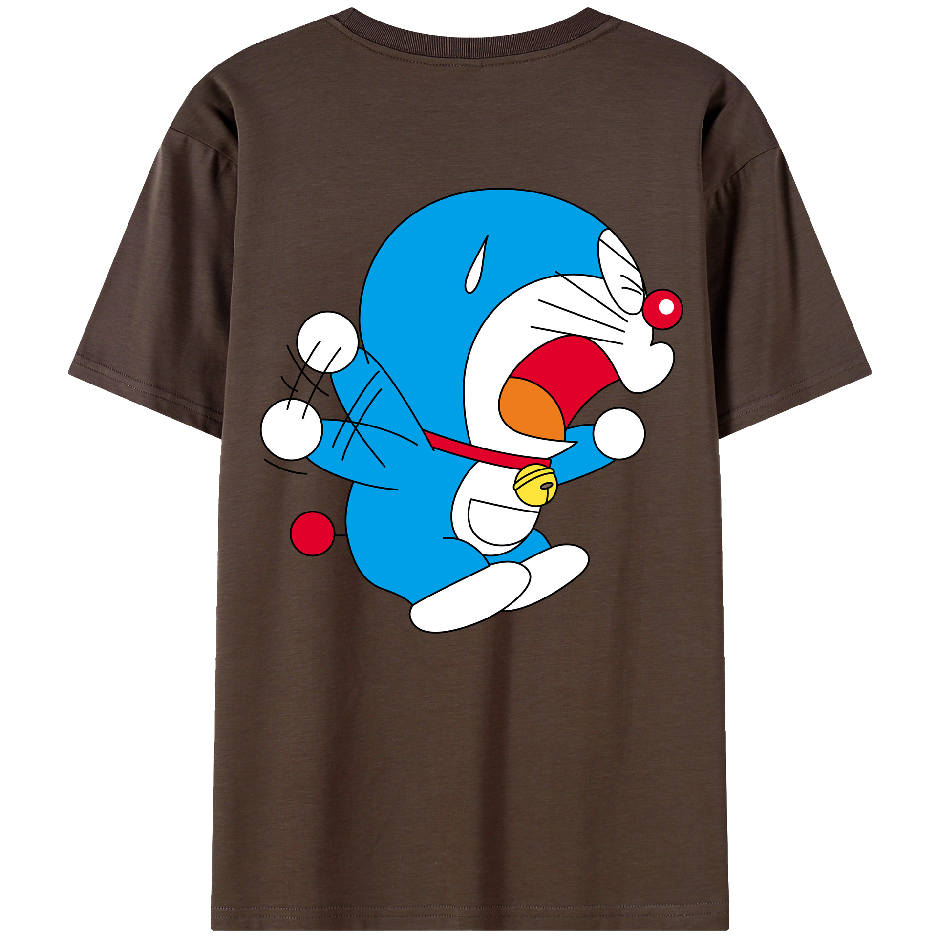 （画像用） ドラえもん Doraemon 綿100％半袖Tシャツ（背面プリント）