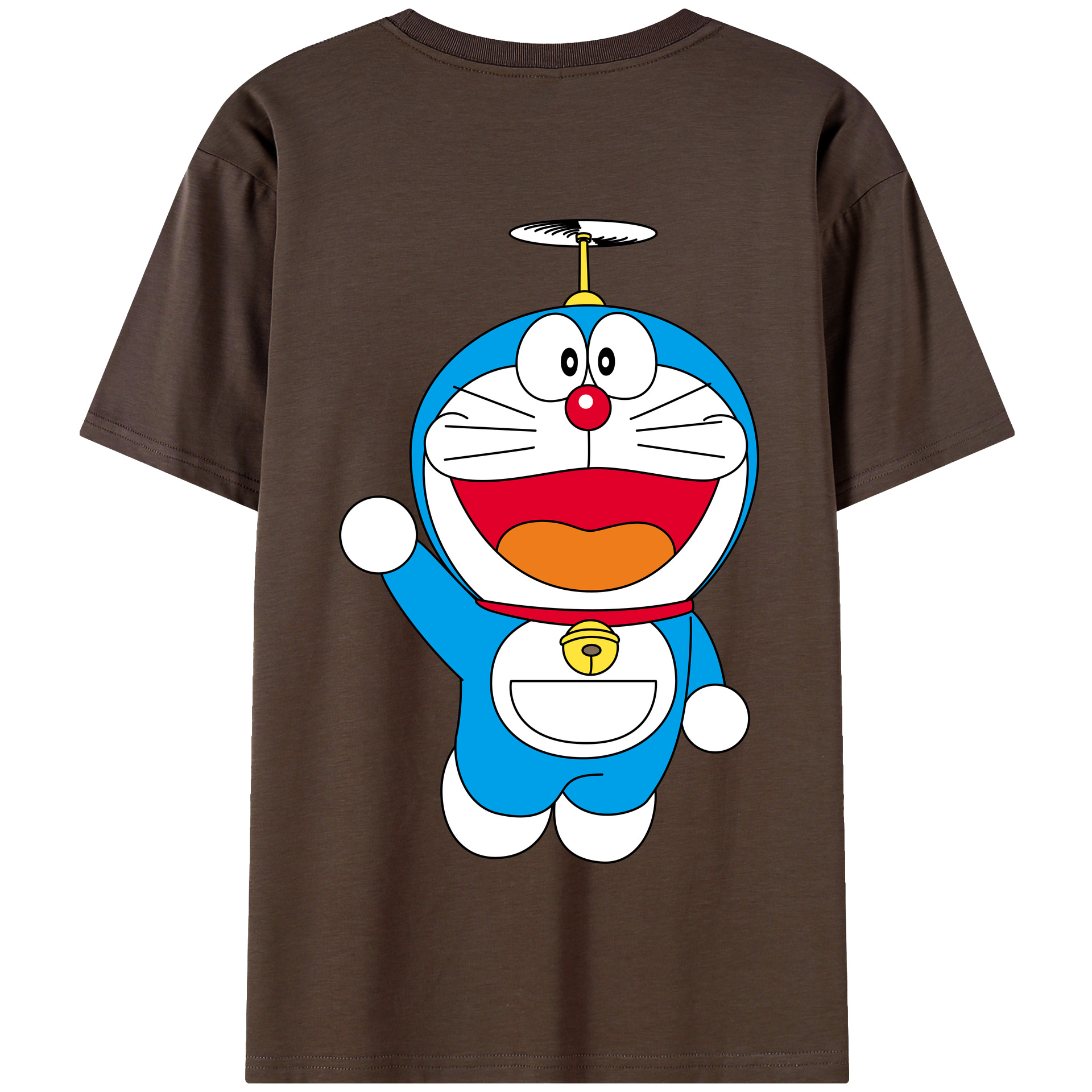 （画像用） ドラえもん Doraemon 綿100％半袖Tシャツ（背面プリント）