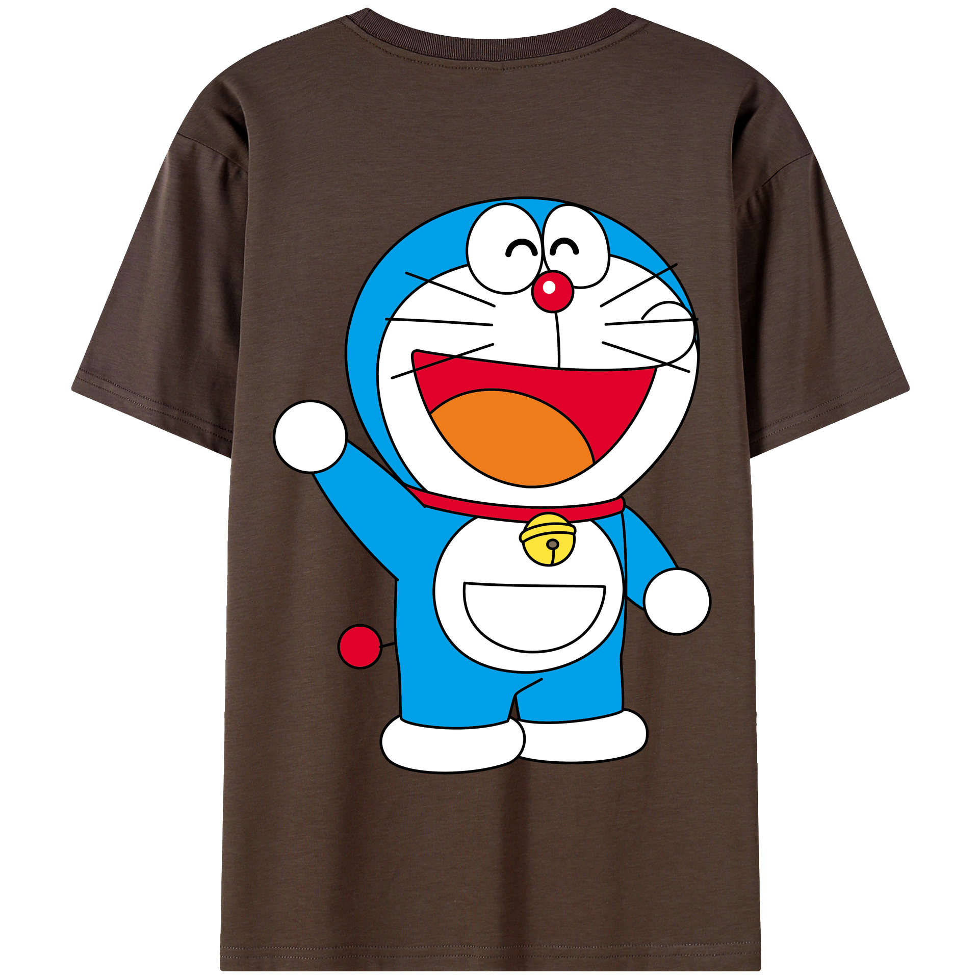 （画像用） ドラえもん Doraemon 綿100％半袖Tシャツ（背面プリント）