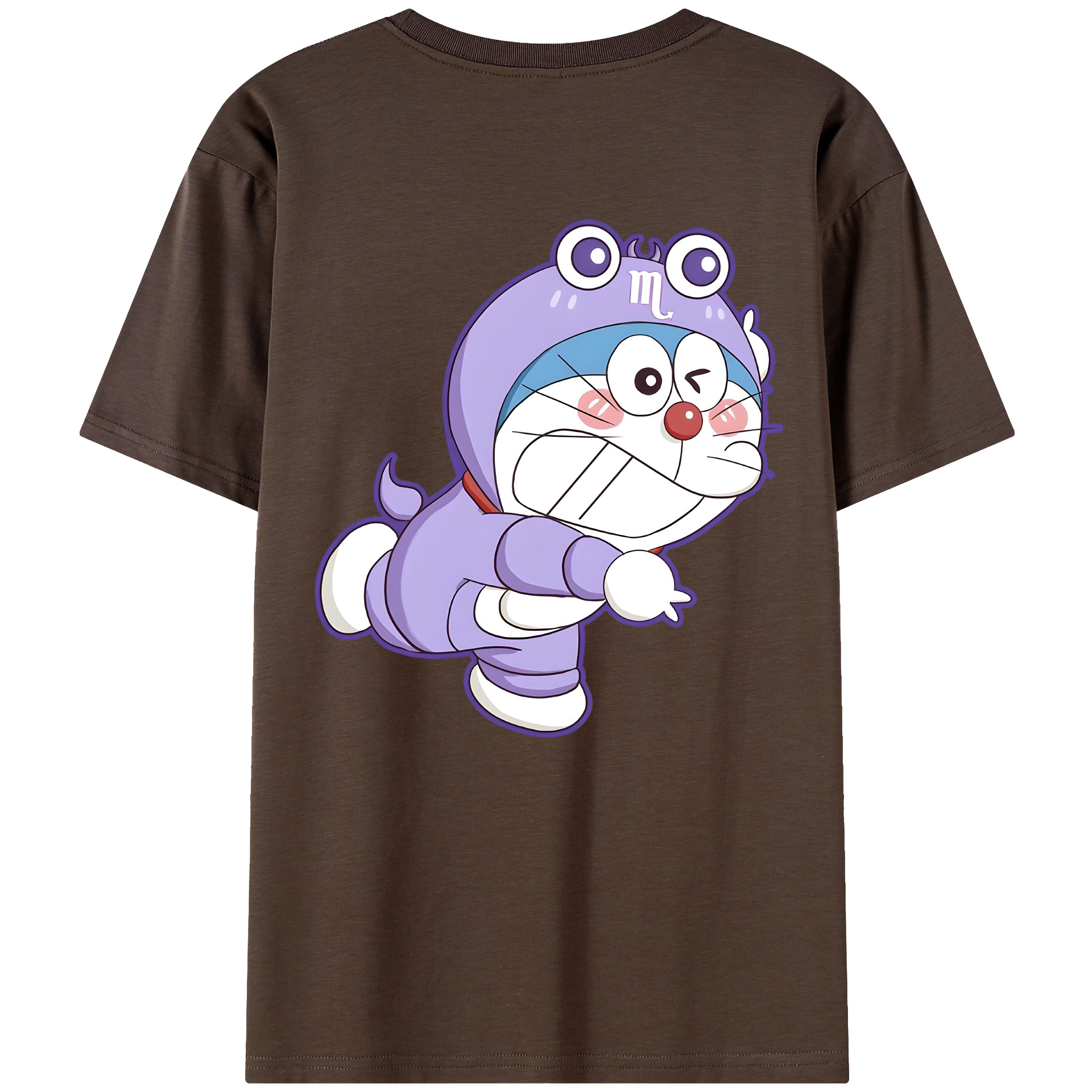 （画像用） ドラえもん Doraemon 綿100％半袖Tシャツ（背面プリント）