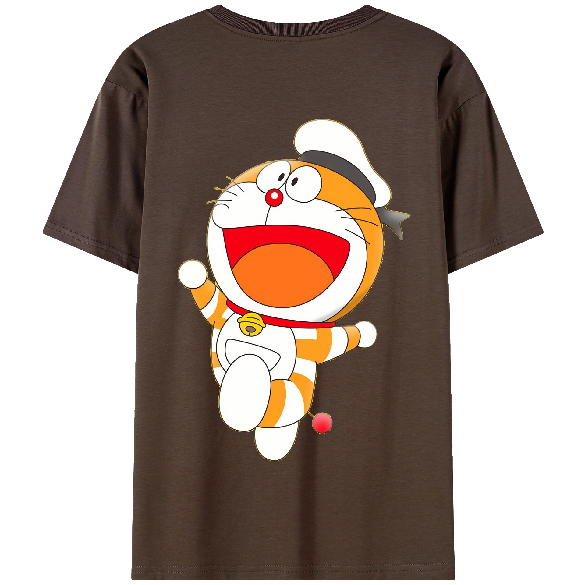 （画像用） ドラえもん Doraemon 綿100％半袖Tシャツ（背面プリント）