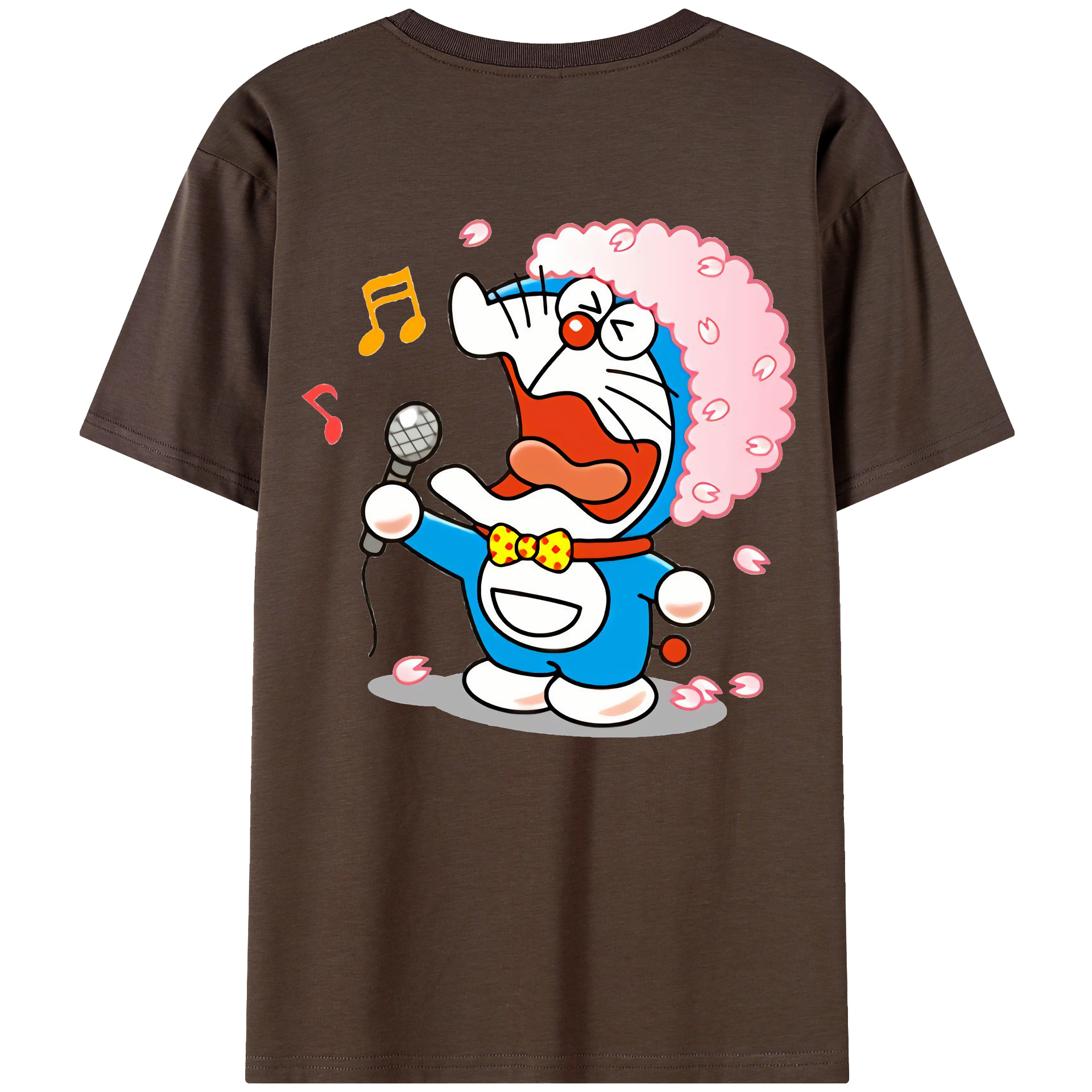 （画像用） ドラえもん Doraemon 綿100％半袖Tシャツ（背面プリント）