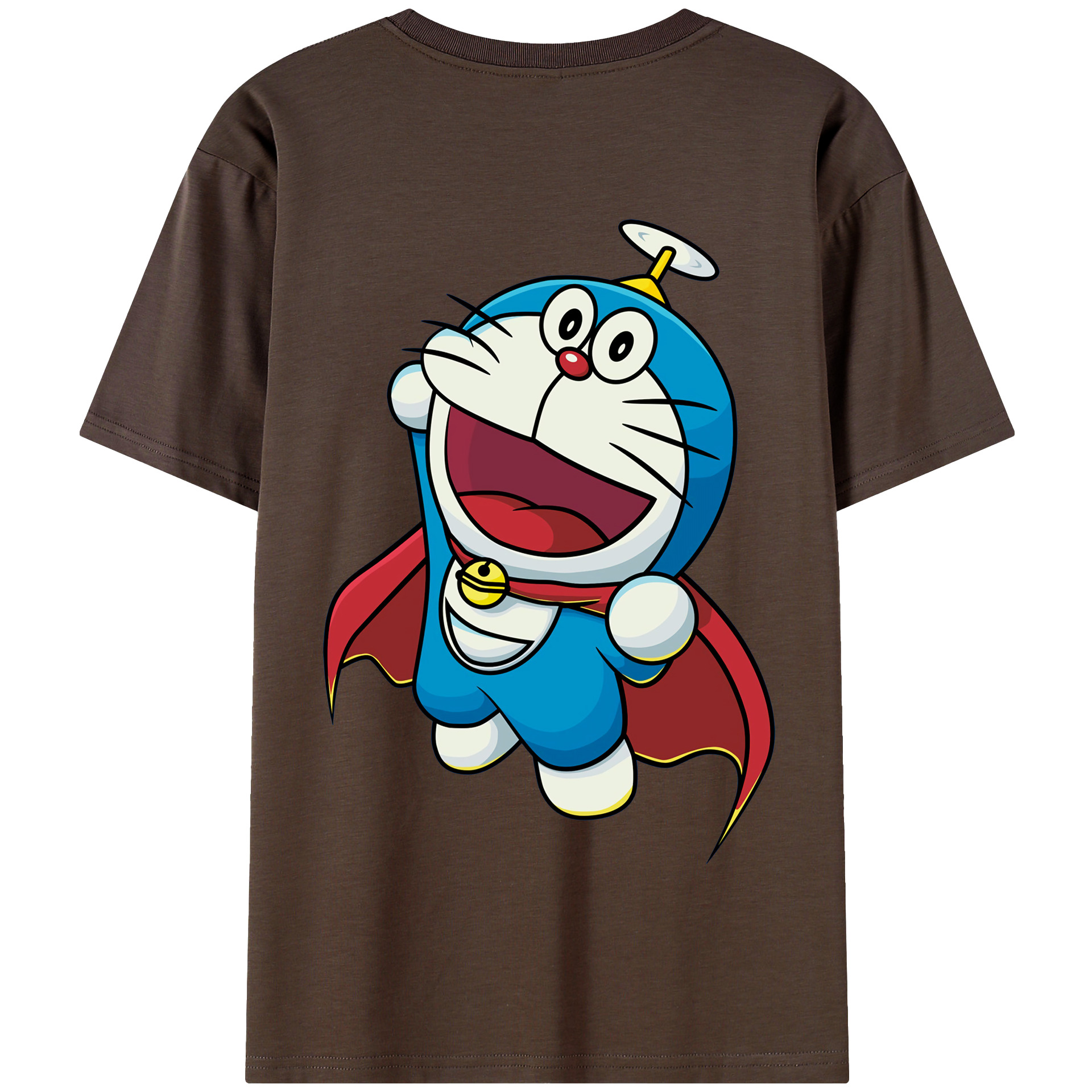 （画像用） ドラえもん Doraemon 綿100％半袖Tシャツ（背面プリント）
