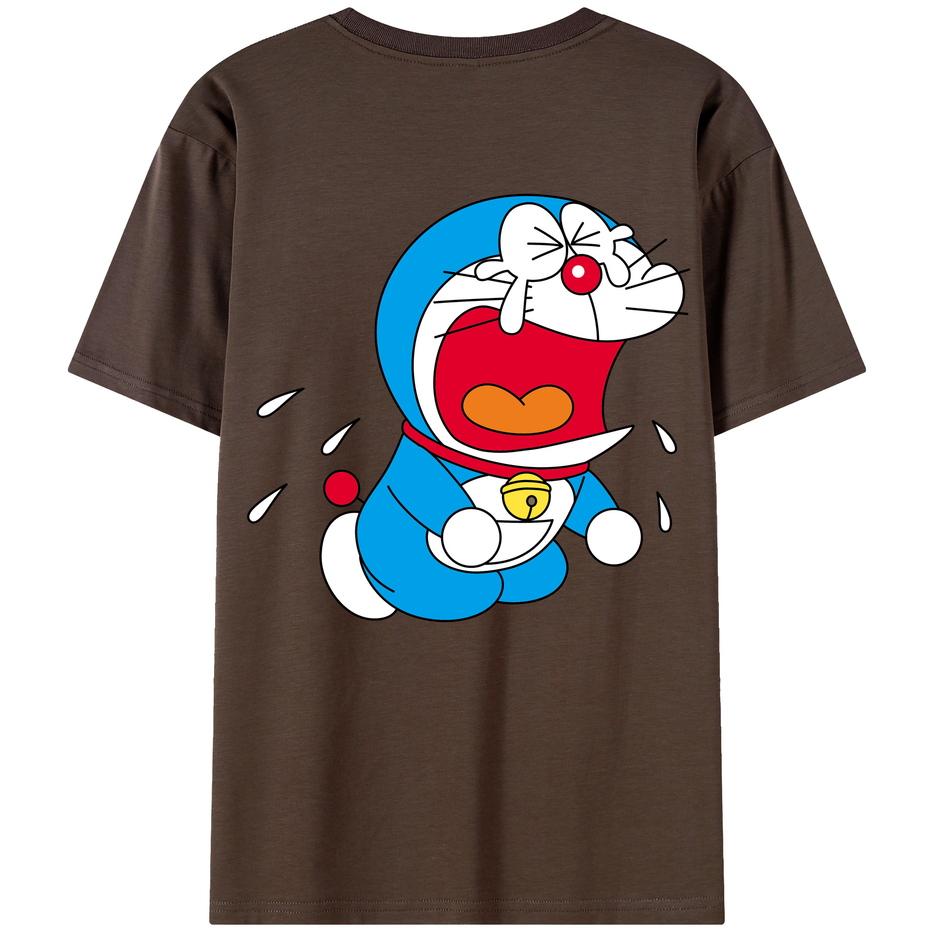 （画像用） ドラえもん Doraemon 綿100％半袖Tシャツ（背面プリント）