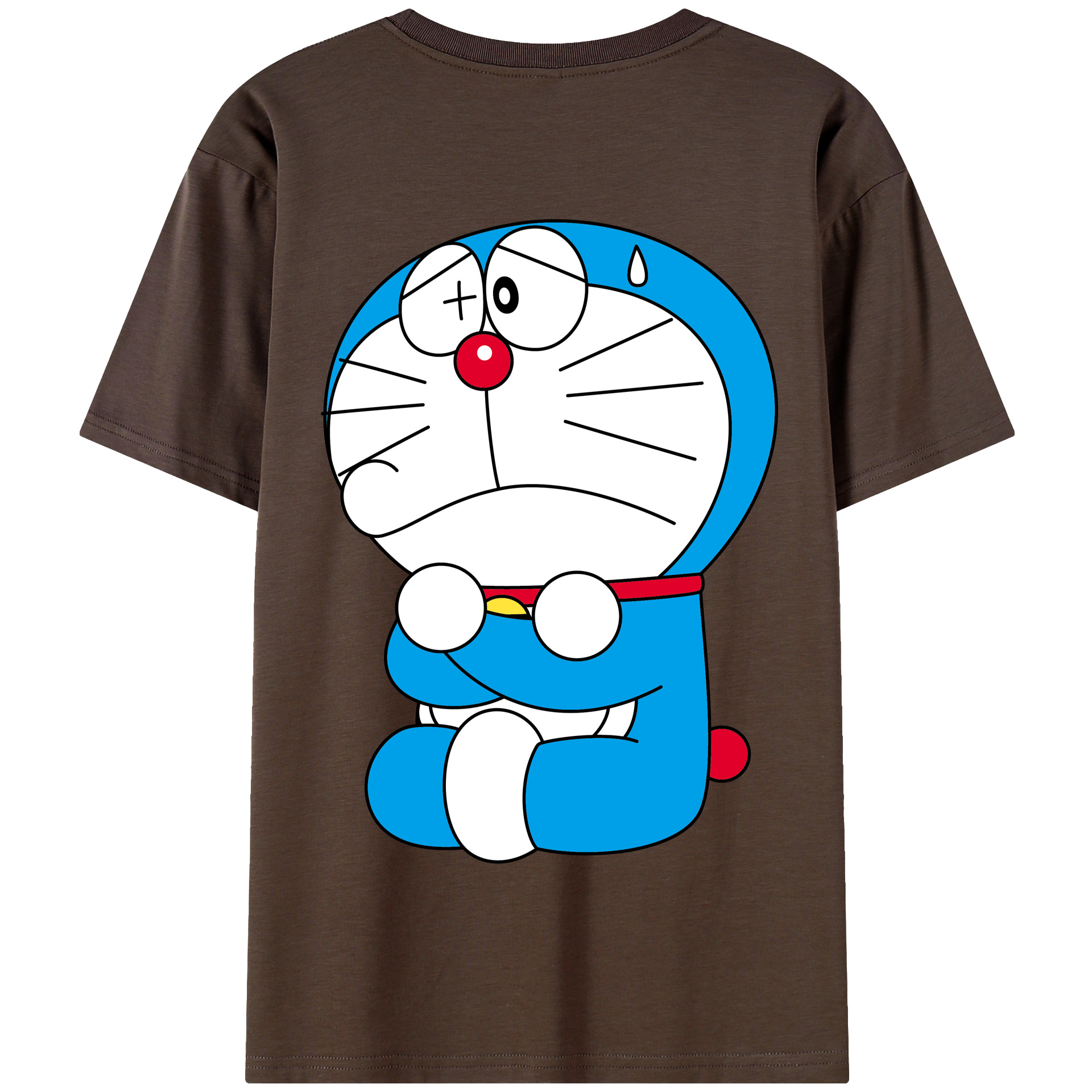 （画像用） ドラえもん Doraemon 綿100％半袖Tシャツ（背面プリント）
